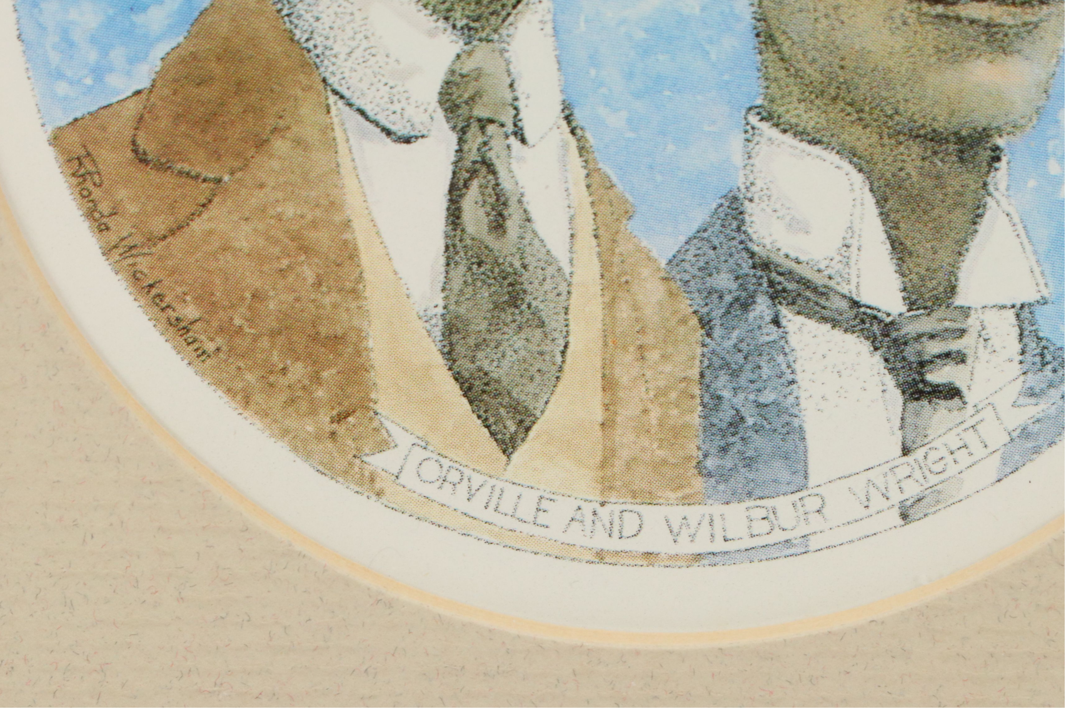 Rhonda Wickersham Wright Brothers Themed Offset Lithographs, Late 20th Century