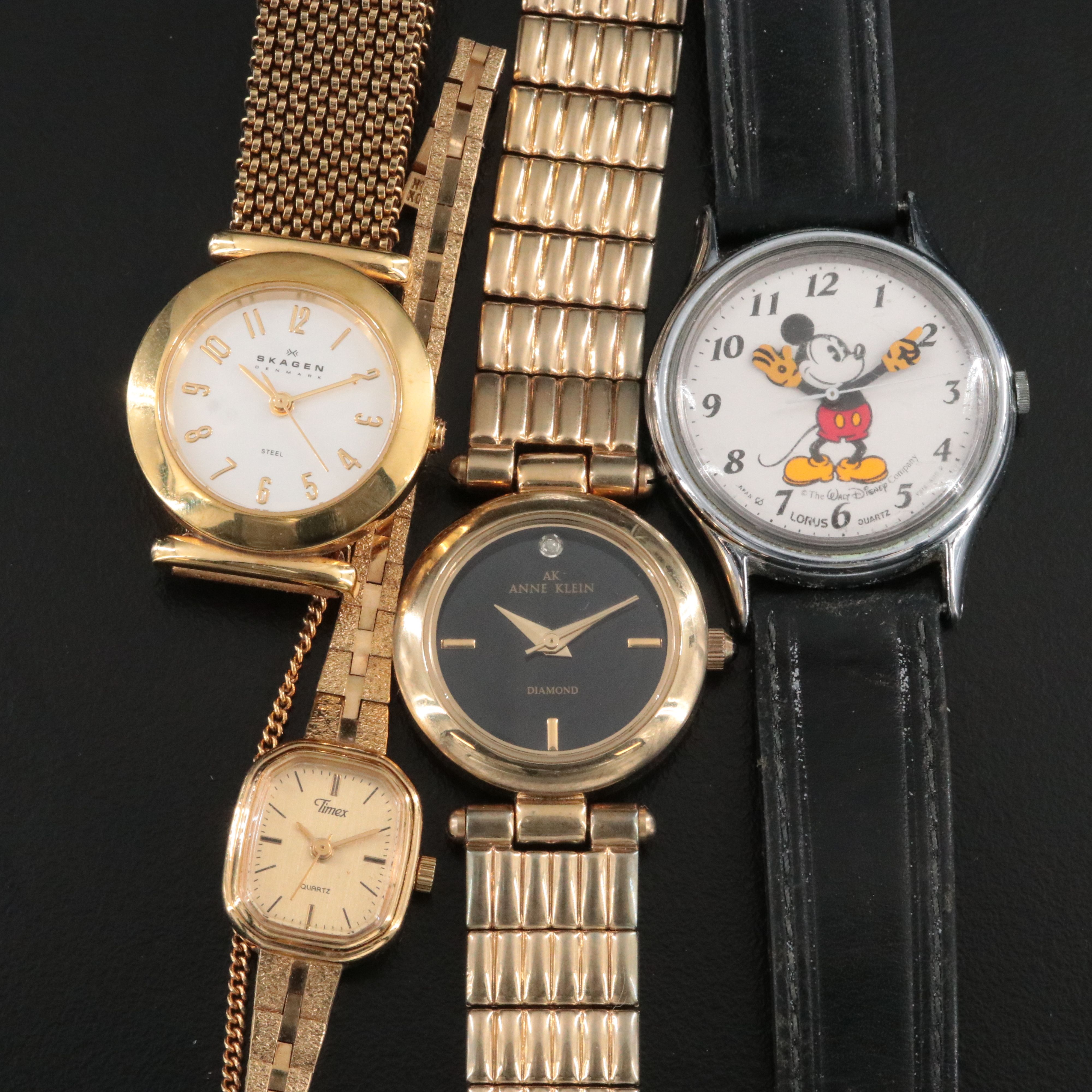 Collection of Fashion and Novelty Watches Featuring Lorus and Anne Klein