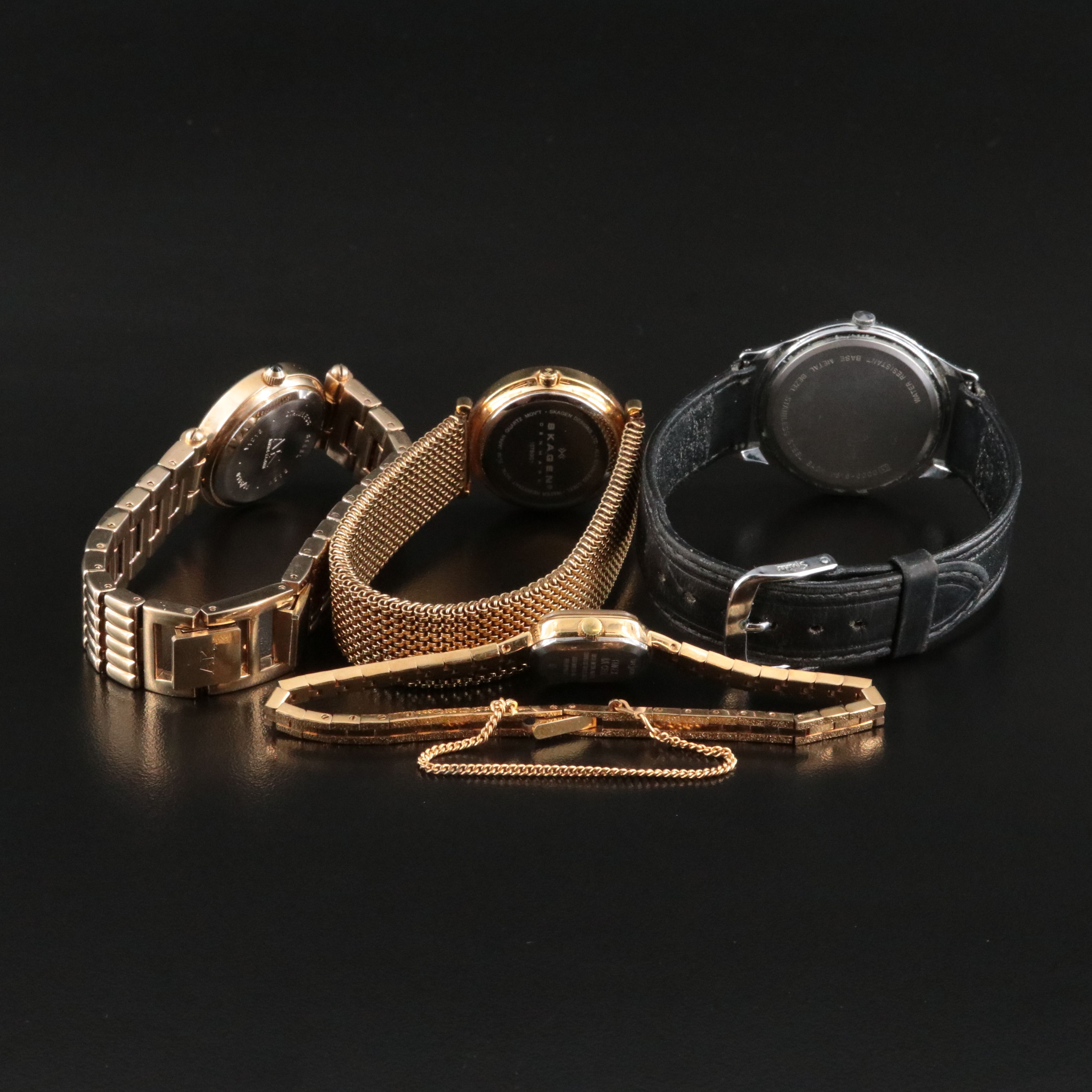 Collection of Fashion and Novelty Watches Featuring Lorus and Anne Klein