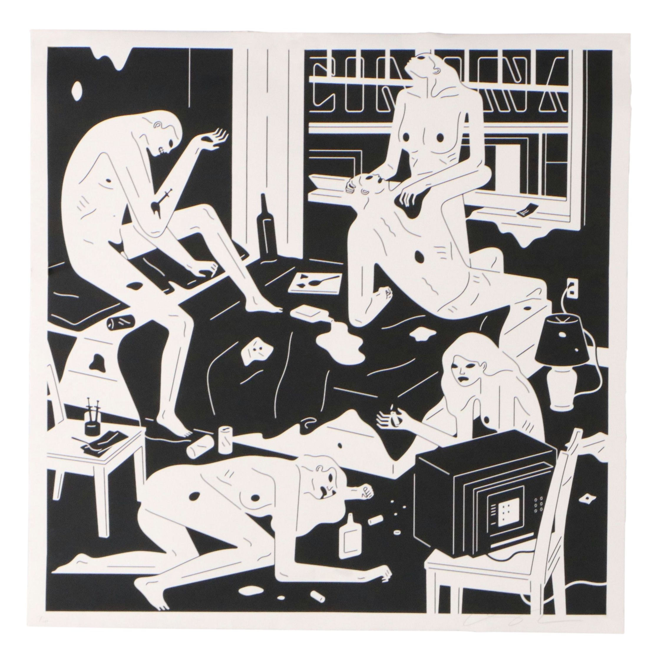 Cleon Peterson Screenprint "Park Ave," 2015