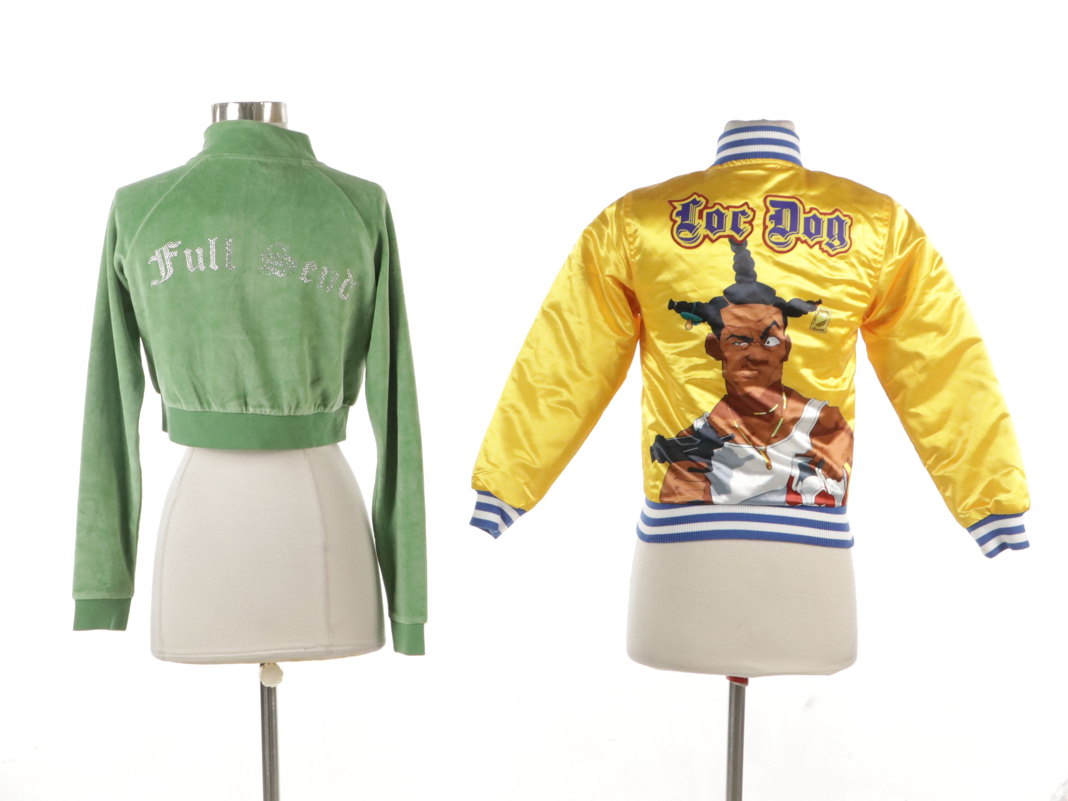 Youth Satin "Don't Be a Menace" Bomber Jacket and Nelk Boys' Zip Jacket