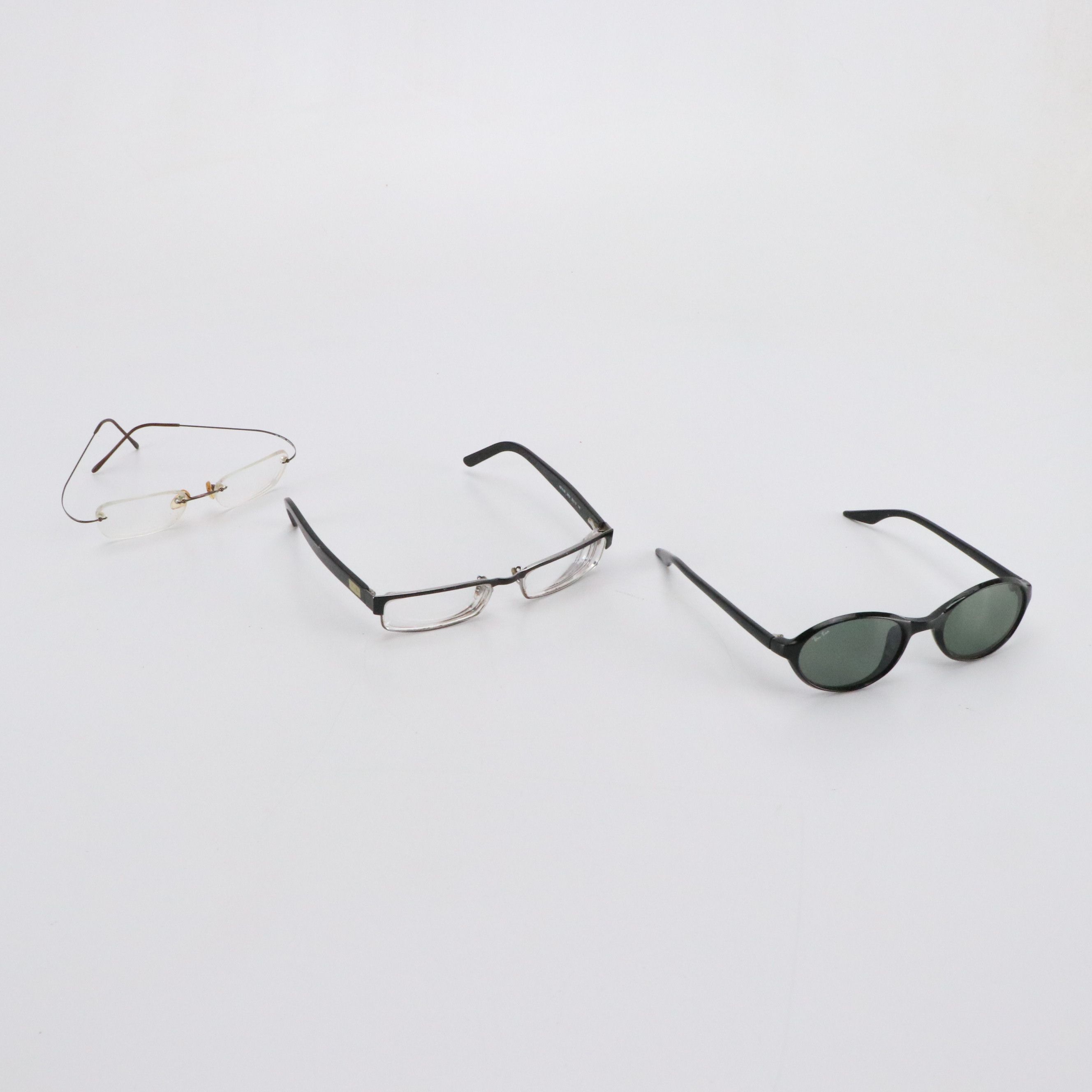 Assorted Eyewear Including Prada Bifocals, Ray-Ban "Jackie Ohh" Sunglasses, More