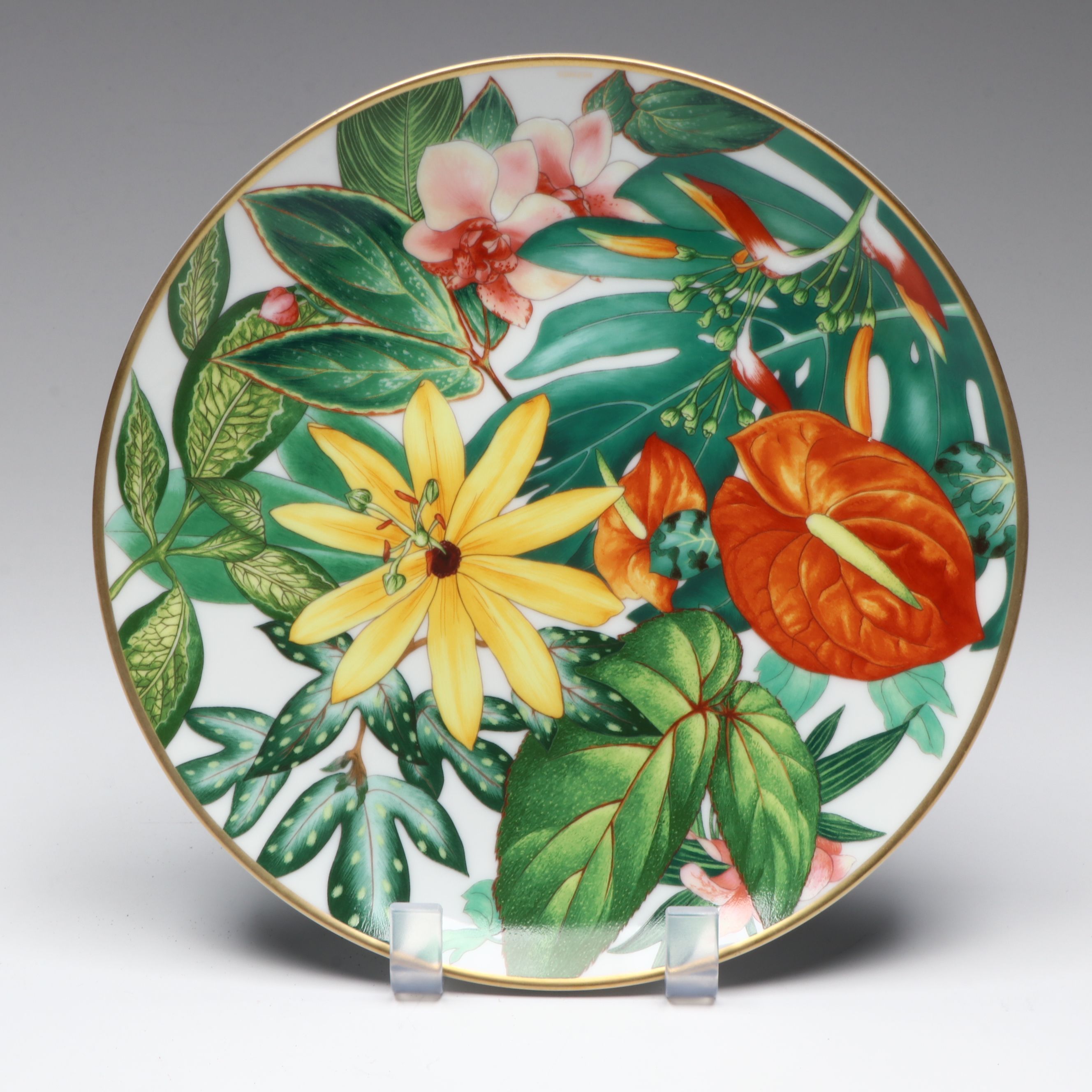 Hermès "Passifolia" Porcelain Plate