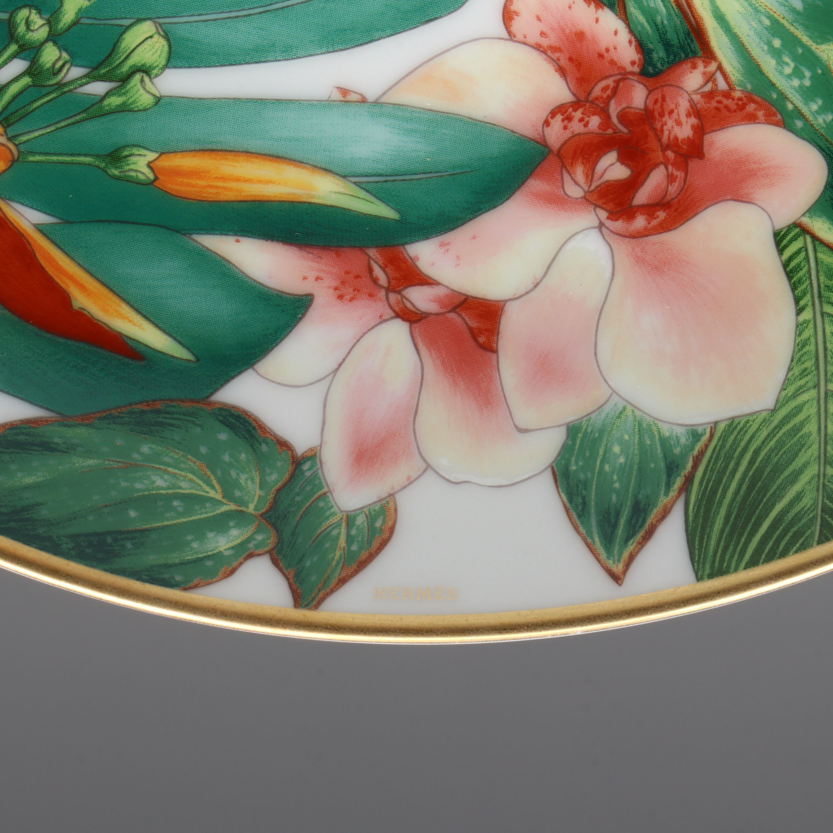 Hermès "Passifolia" Porcelain Plate
