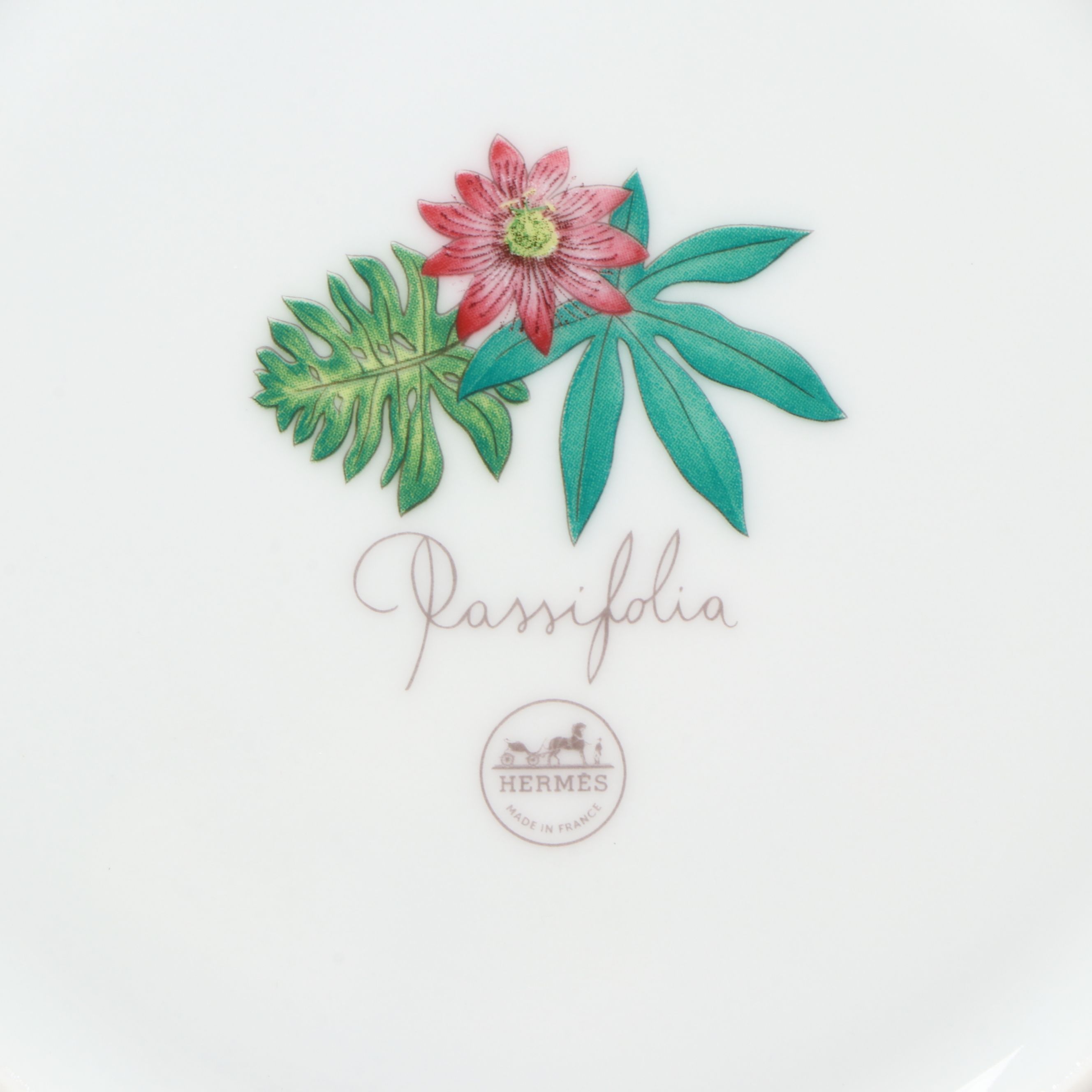 Hermès "Passifolia" Porcelain Plate