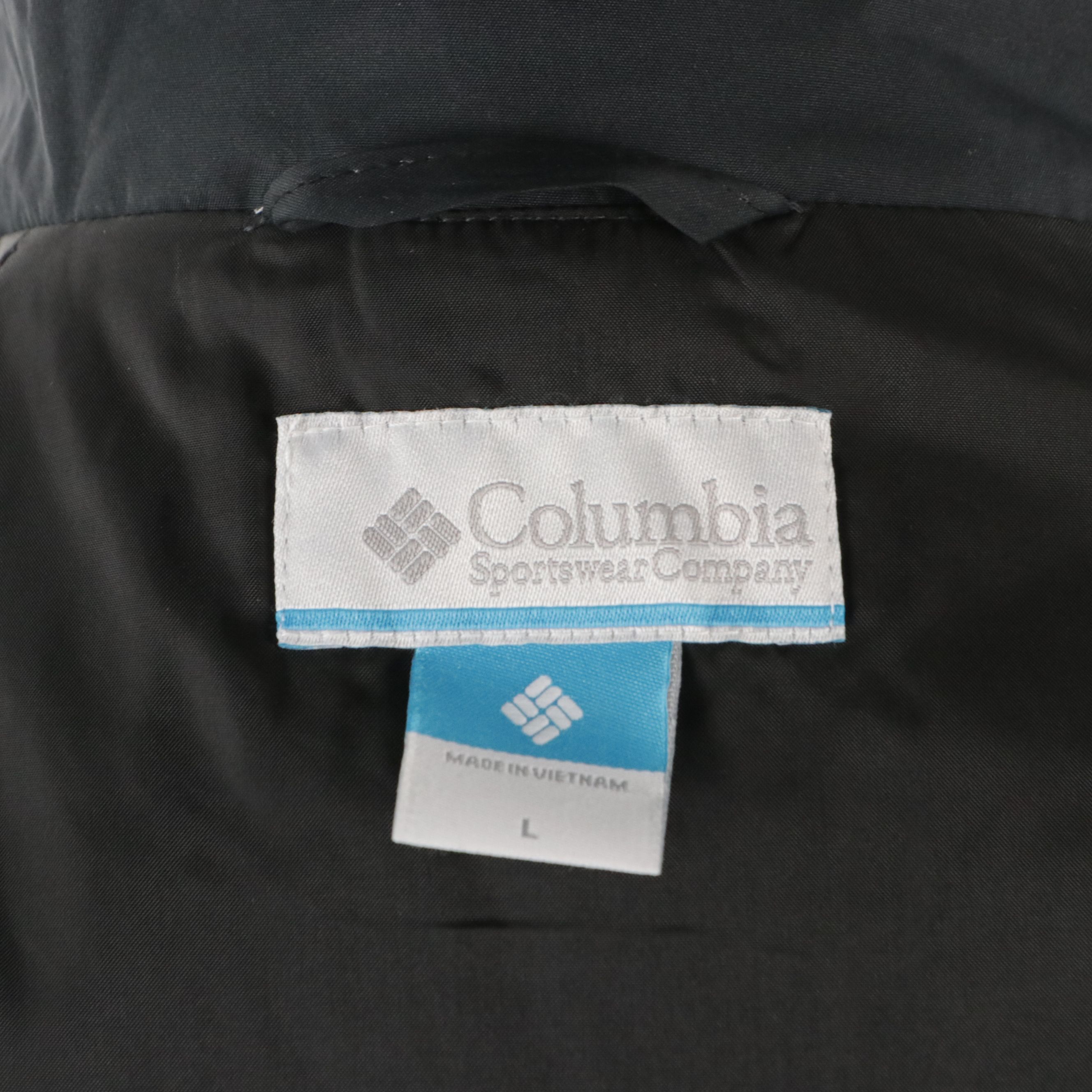 Columbia Blue Nylon Packable Zip Jacket and Waterproof Hooded Jacket, With Tag