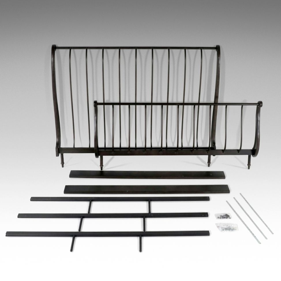 Pottery Barn "Camilla" French Country Style Metal King Bed Frame, 2006