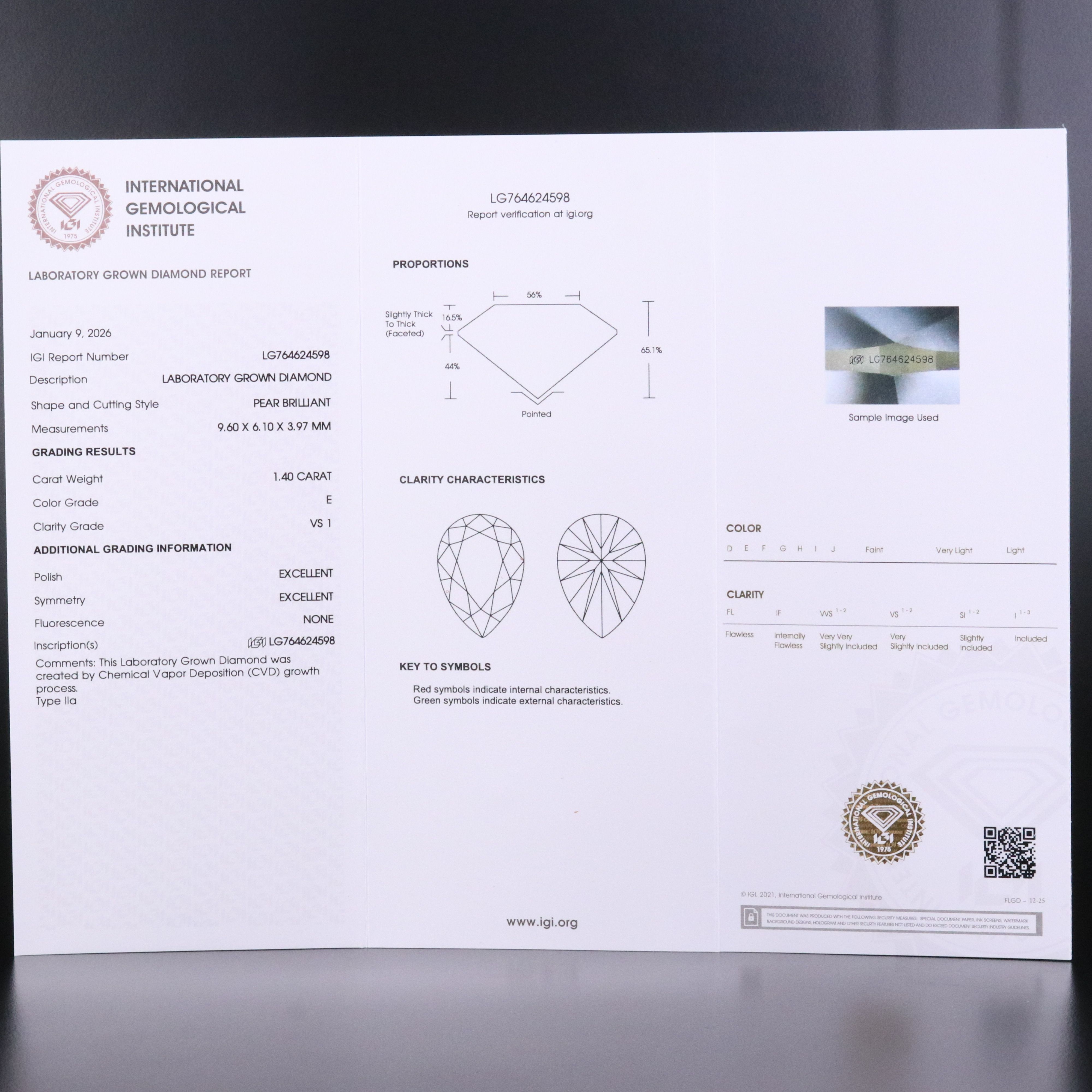 14K 2.78 CTW Lab Grown Diamond Toi et Moi Ring with IGI Reports