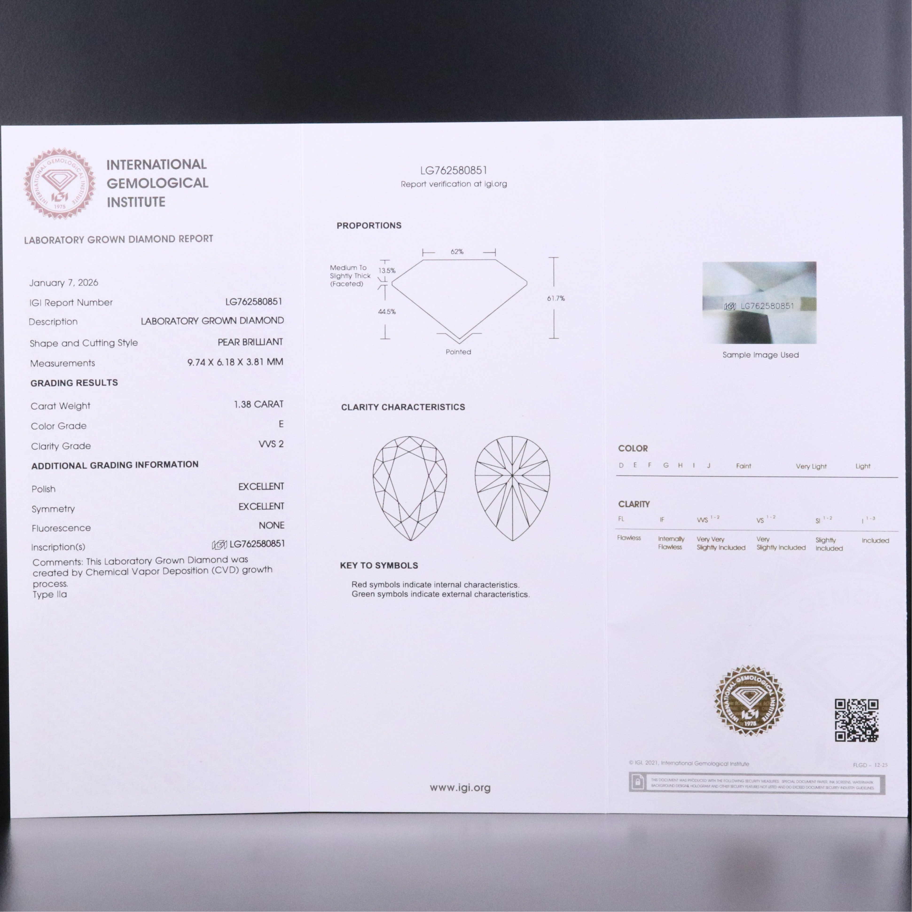14K 2.78 CTW Lab Grown Diamond Toi et Moi Ring with IGI Reports