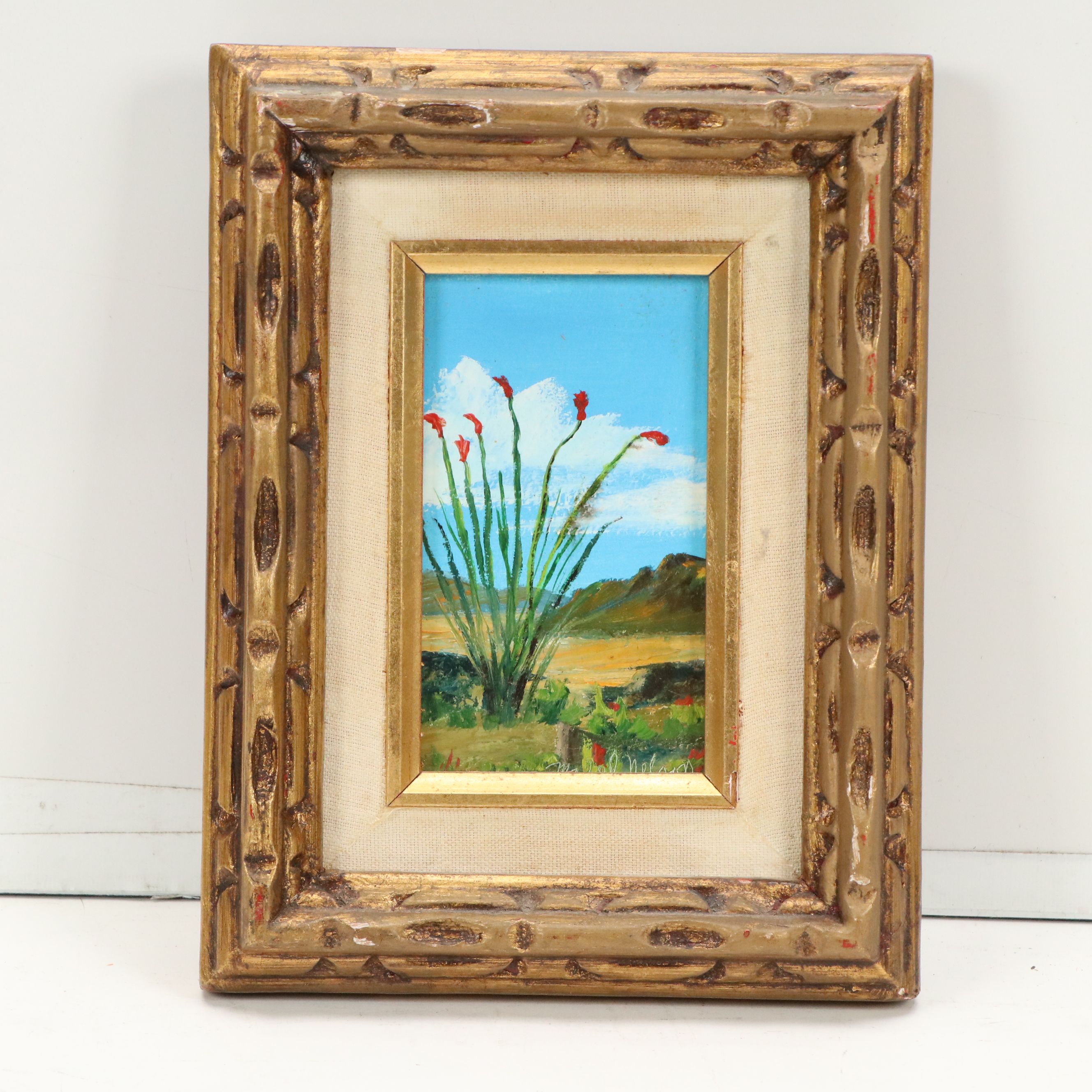 Mabel Nelson Oil Paintings of Southwestern Landscapes, Late 20th Century