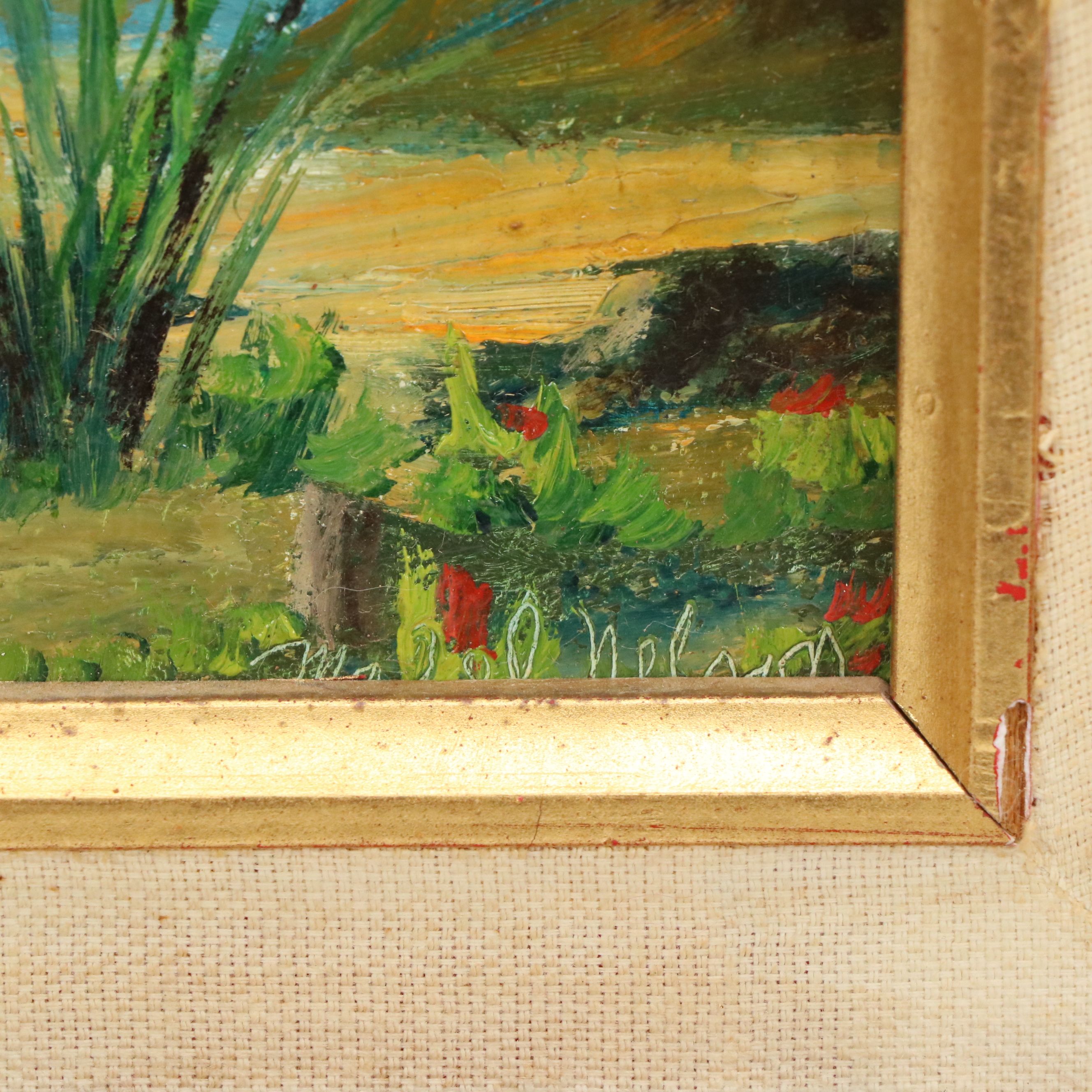 Mabel Nelson Oil Paintings of Southwestern Landscapes, Late 20th Century