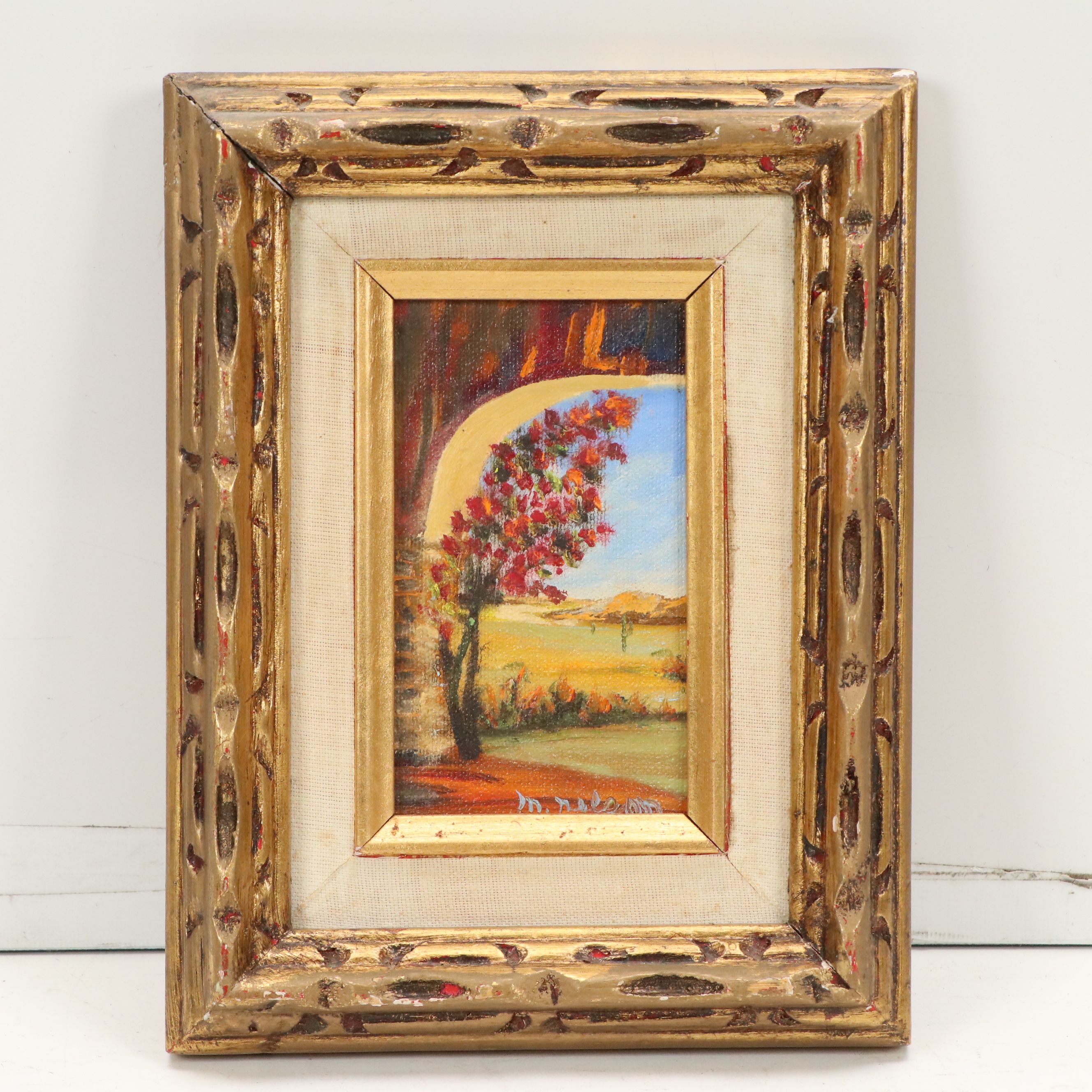 Mabel Nelson Oil Paintings of Southwestern Landscapes, Late 20th Century