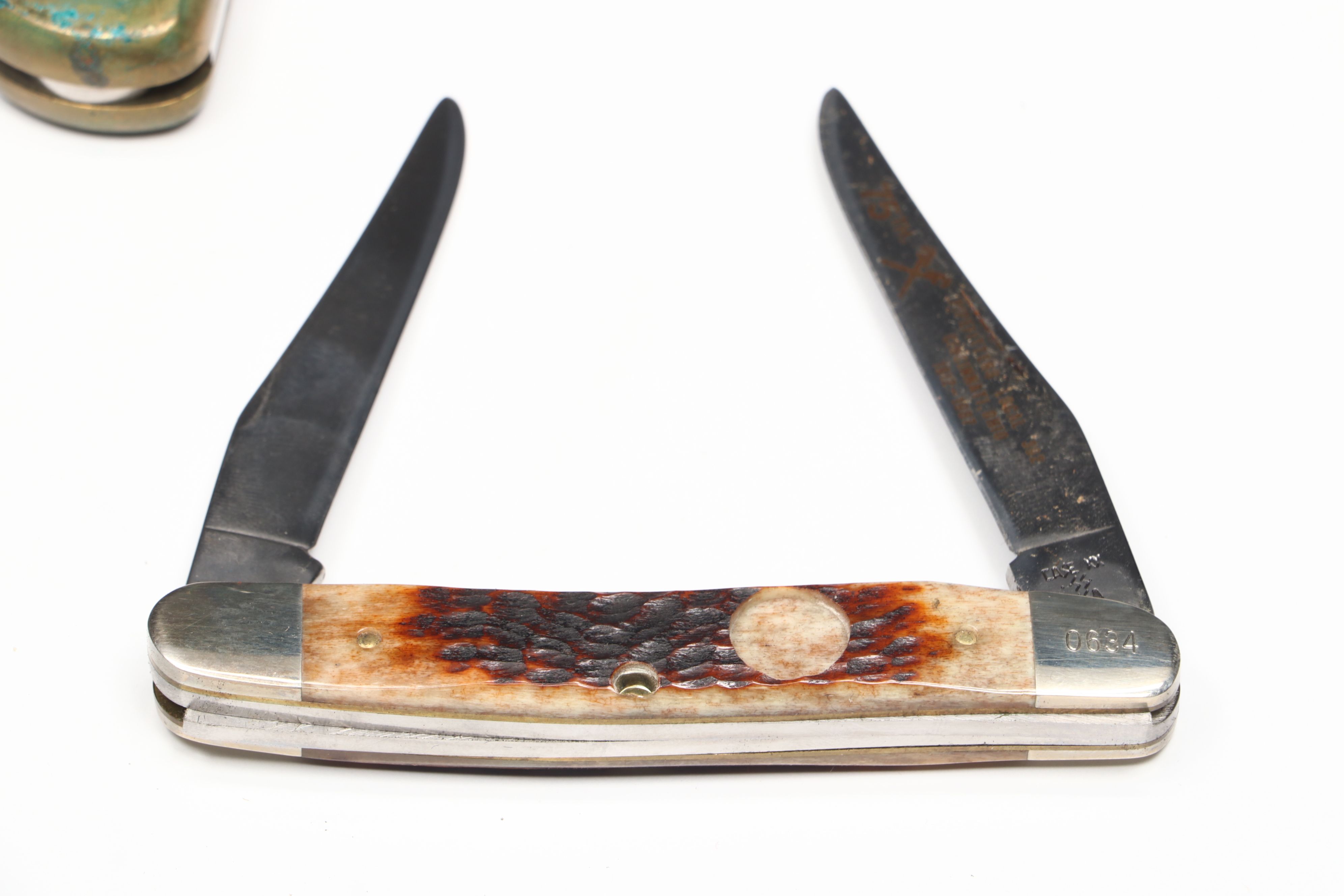 M. Hohner "Marine Band" Harmonica with Buck, Case and Other Folding Knives