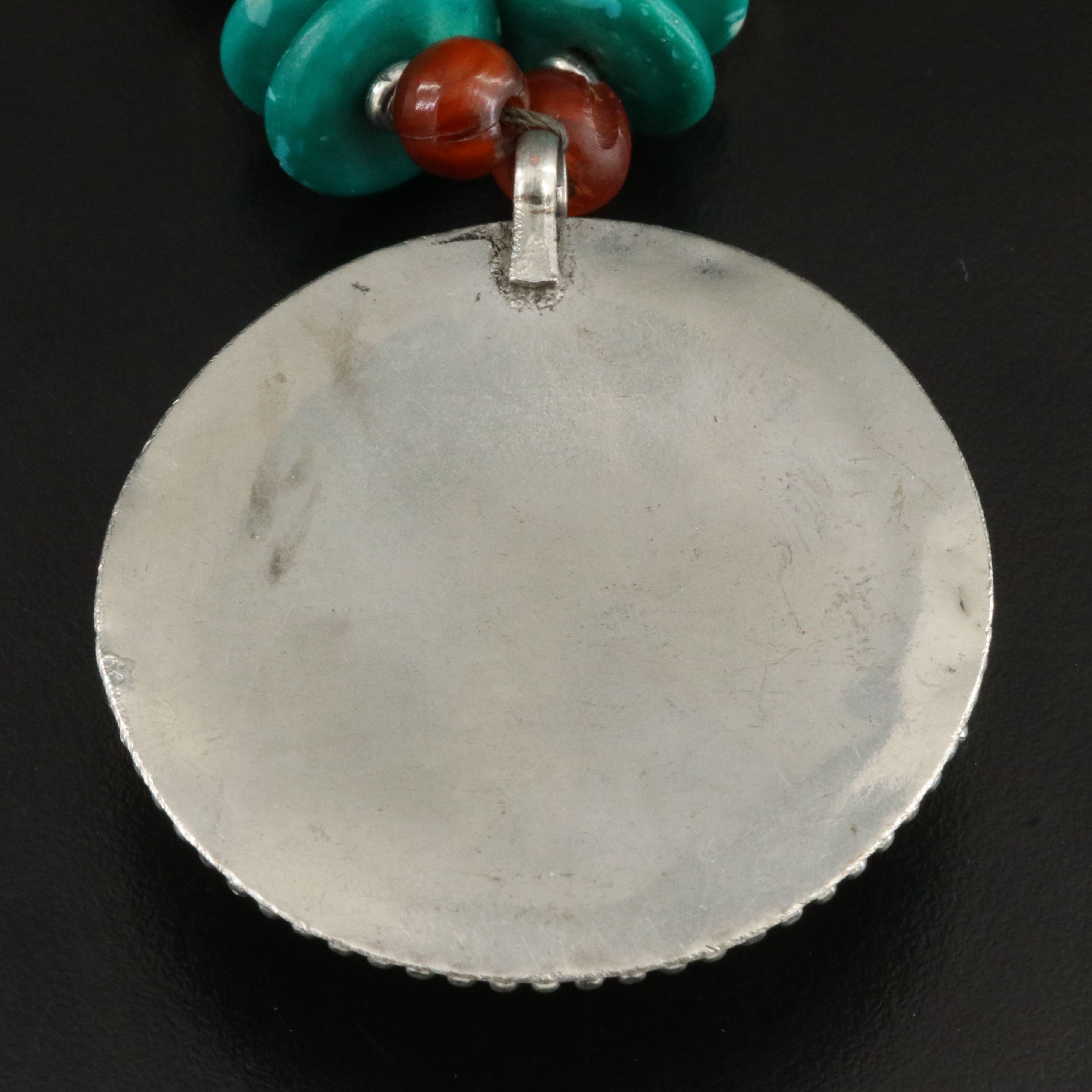 Pendant Necklace Featuring Horn and Bone