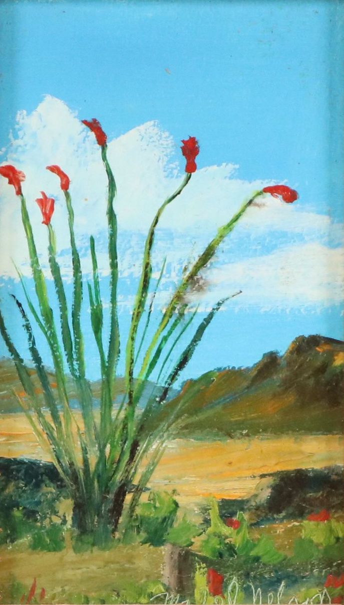 Mabel Nelson Oil Paintings of Southwestern Landscapes, Late 20th Century