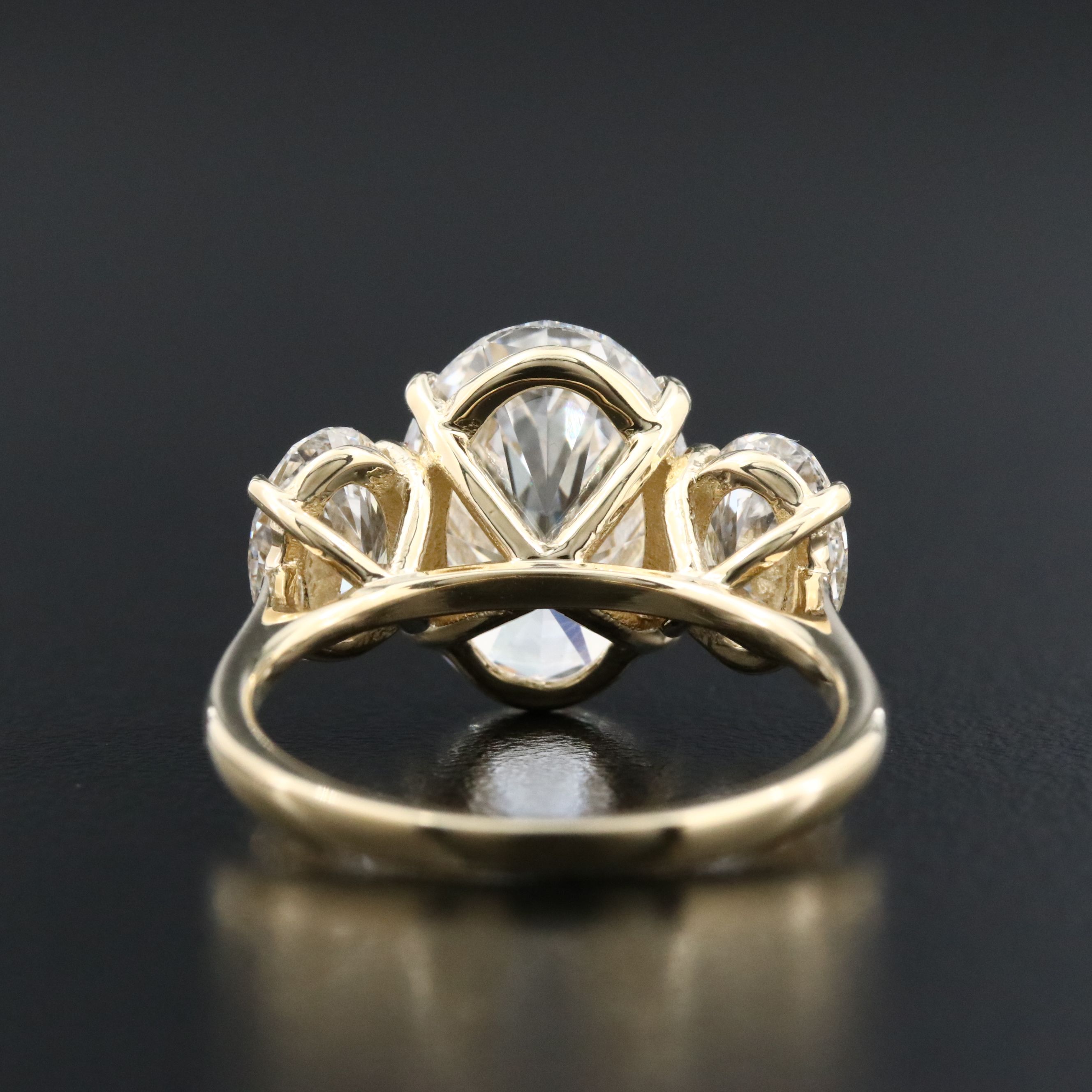 14K 7.03 CTW Lab Grown Diamond Ring with IGI Reports