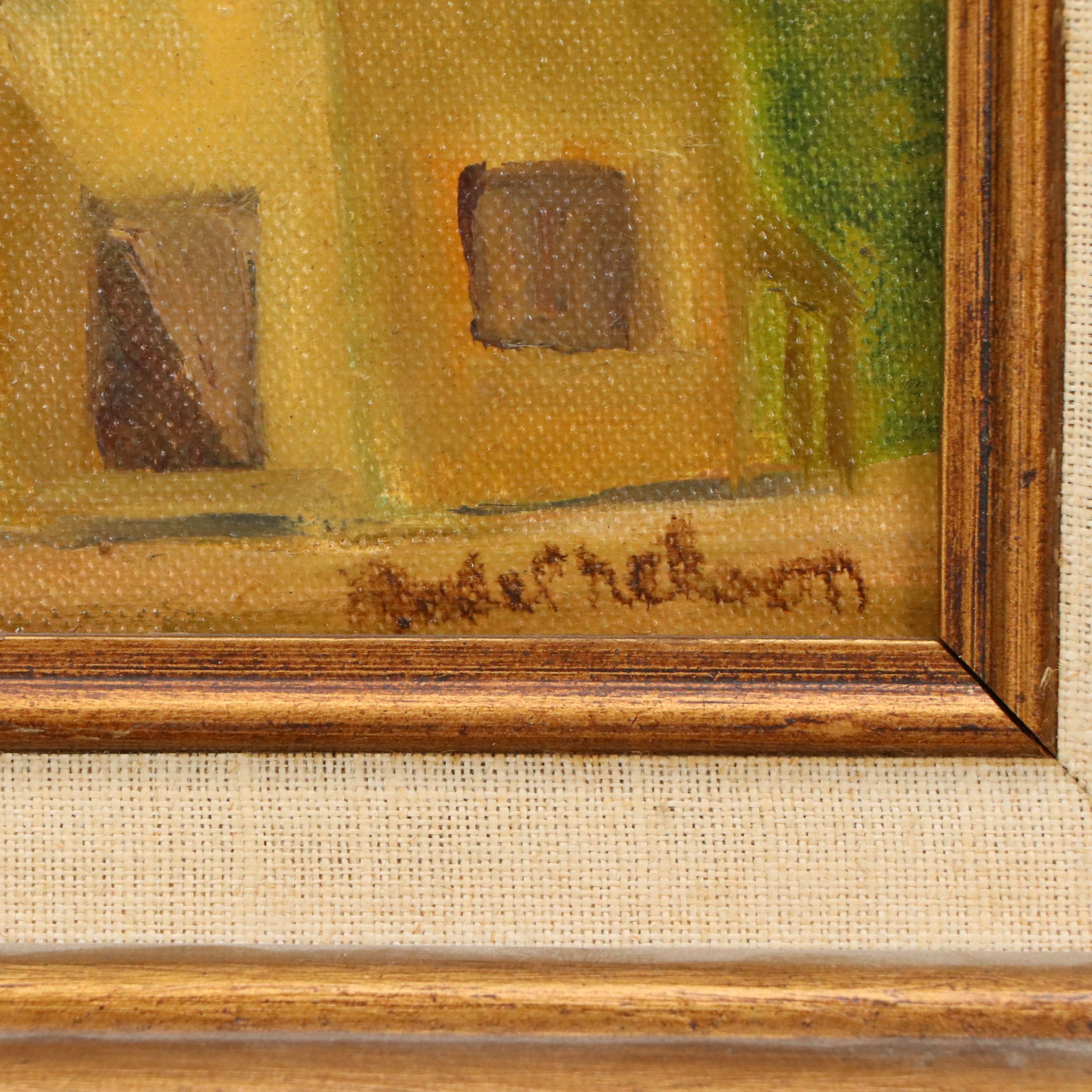 Mabel Nelson Oil Painting "Still Life," Late 20th Century