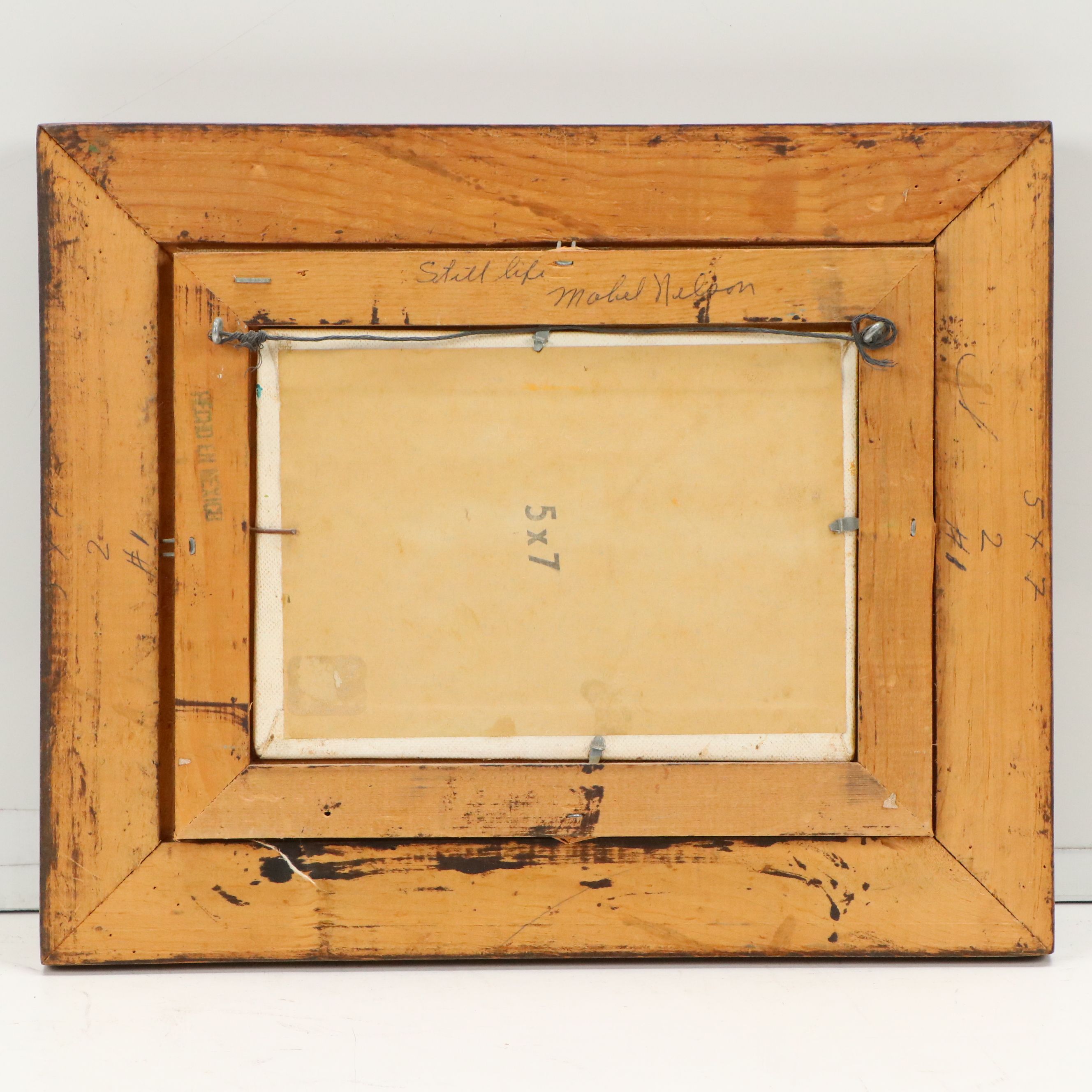 Mabel Nelson Oil Painting "Still Life," Late 20th Century