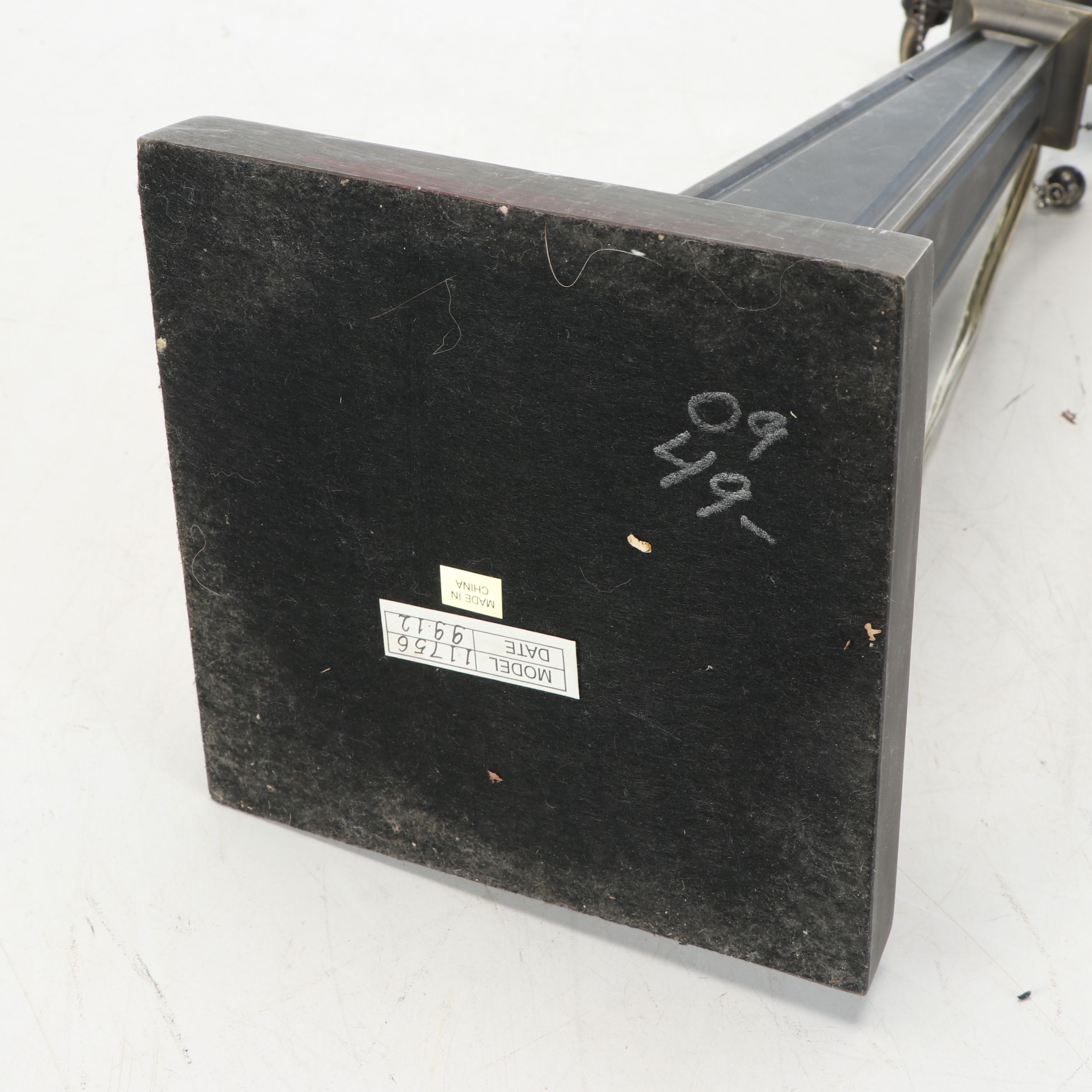 Hand-Painted Slag Glass Table Lamp After Henri-Gabriel Ibels "Salon Des Cent"