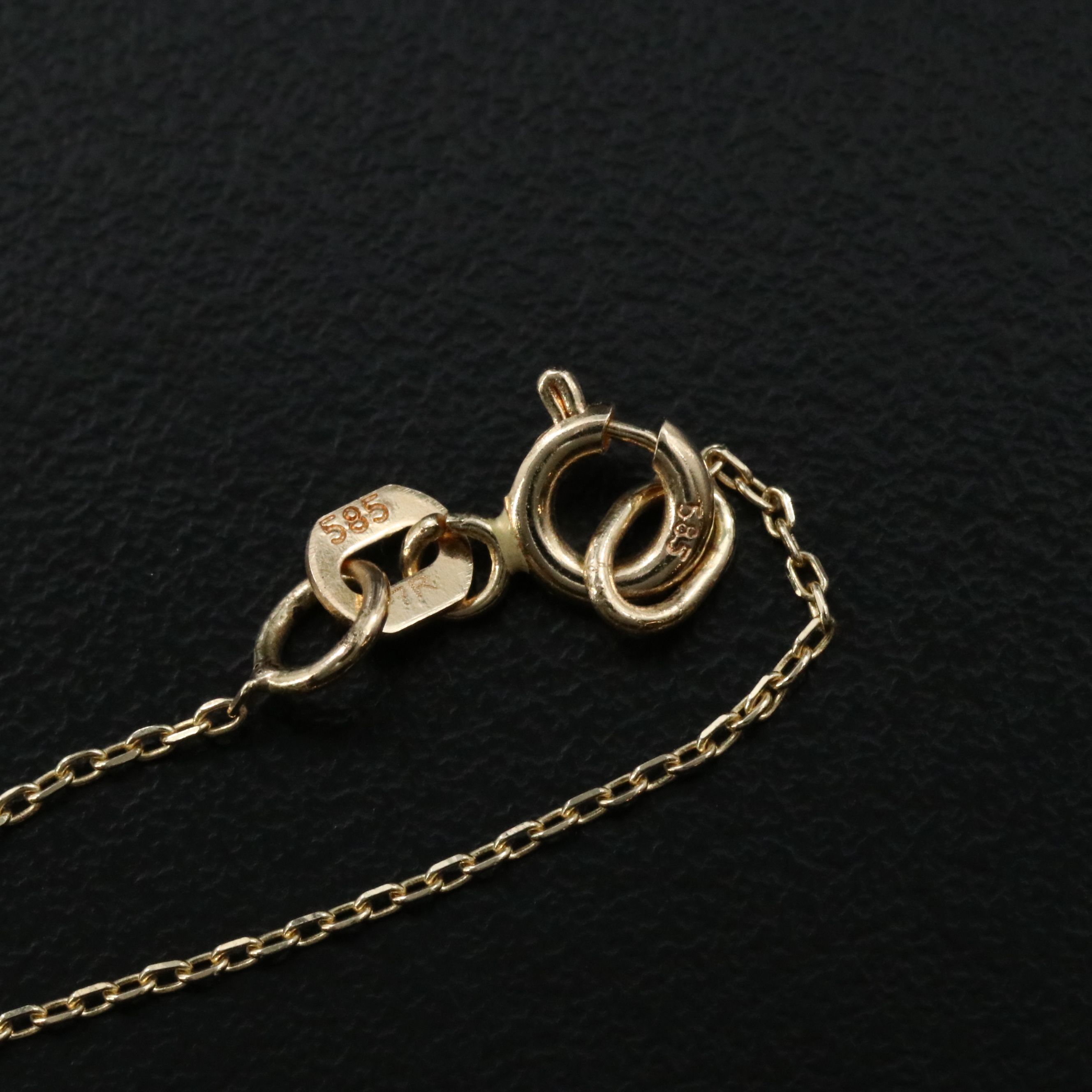 14K 3.59 CT Lab Grown Diamond Solitaire Pendant Necklace with IGI Report