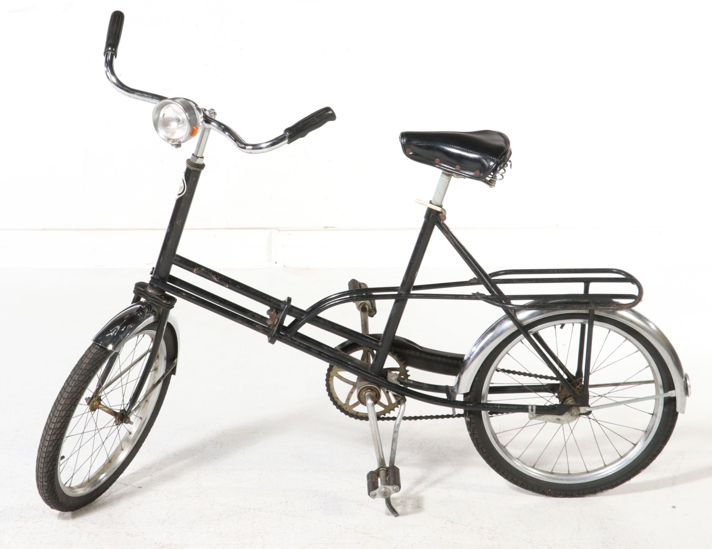 Schwinn for Sears "Tote/Cycle" Black Bicycle, Mid-20th Century