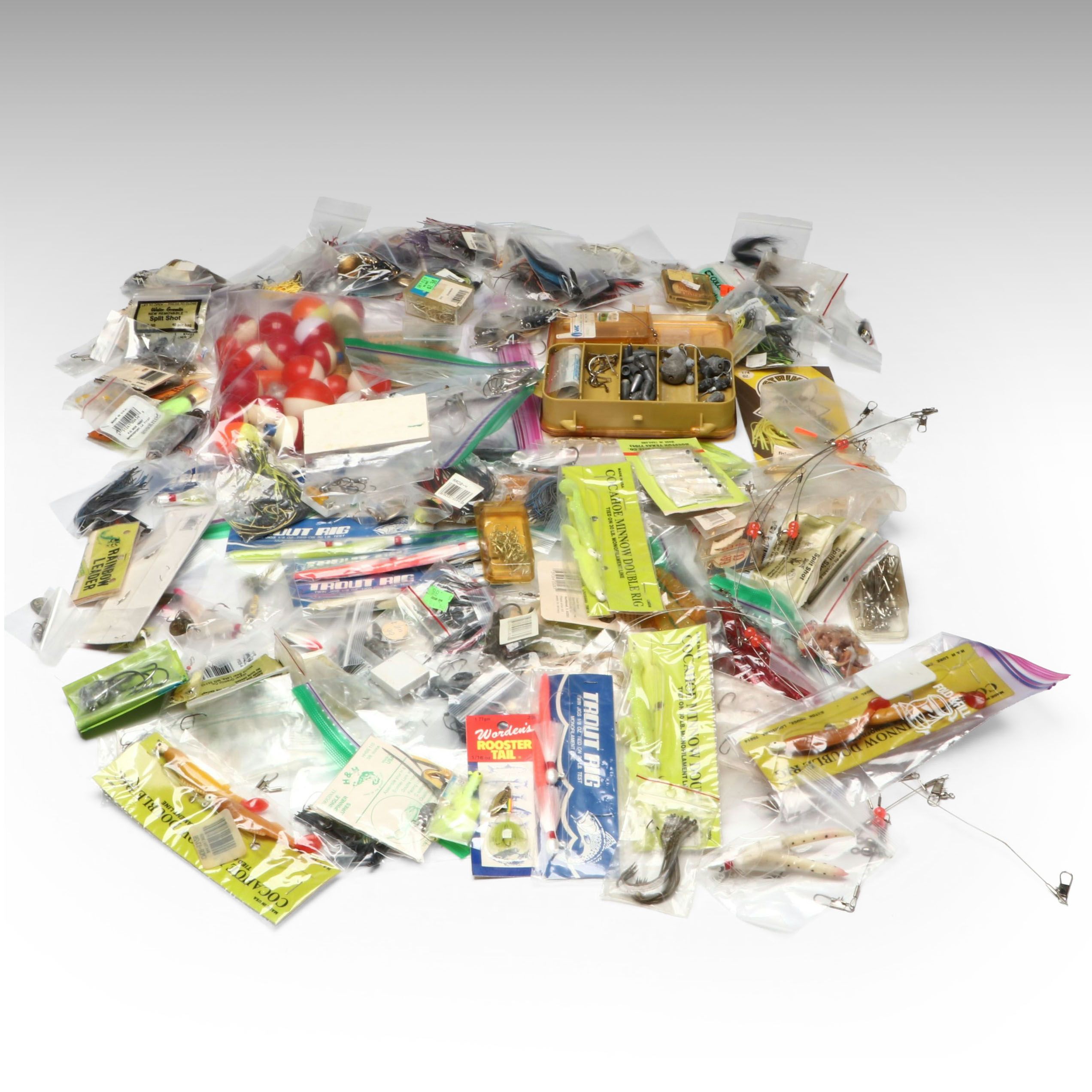 Plano Mini-Magnum Pocket Pak and More Vintage Fishing Lures, Hooks and Bobbers