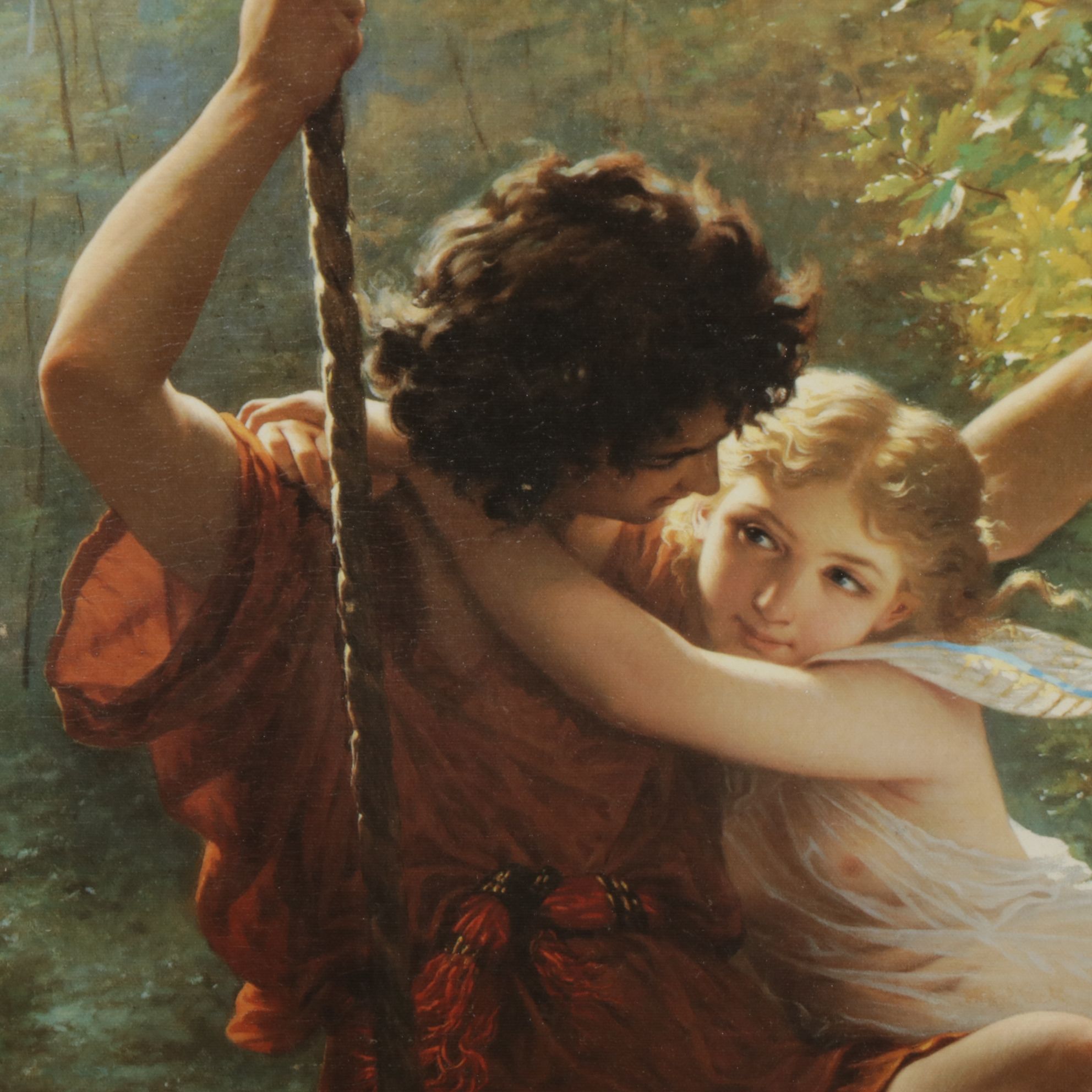 Offset Lithograph After Pierre-Auguste Cot "Springtime ( Le Printemps)"