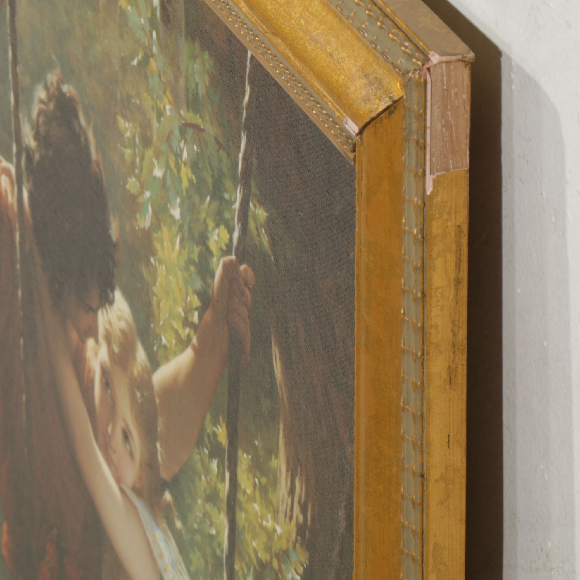 Offset Lithograph After Pierre-Auguste Cot "Springtime ( Le Printemps)"