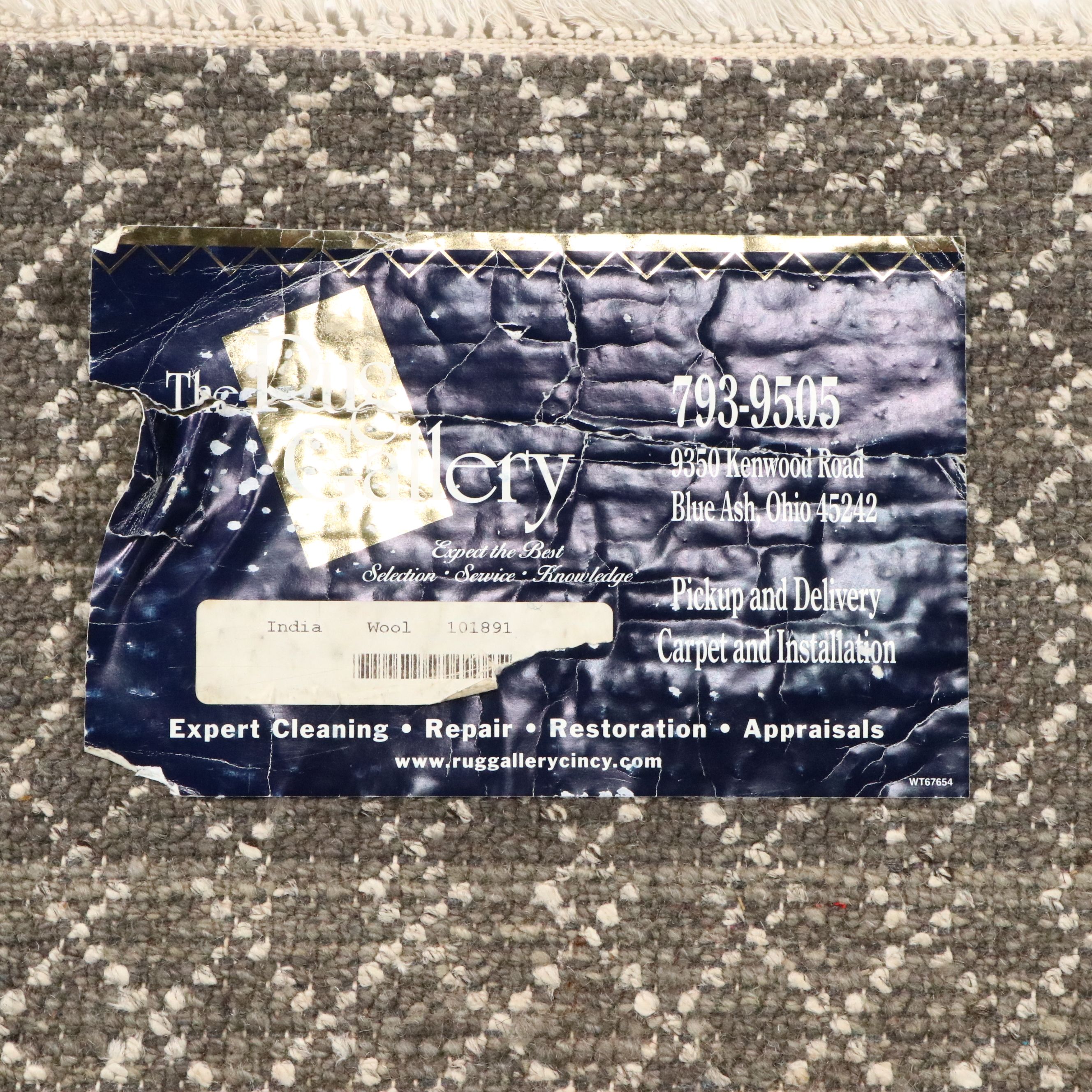 8' x 10'4 Hand-Tufted Indian The Rug Gallery Area Rug