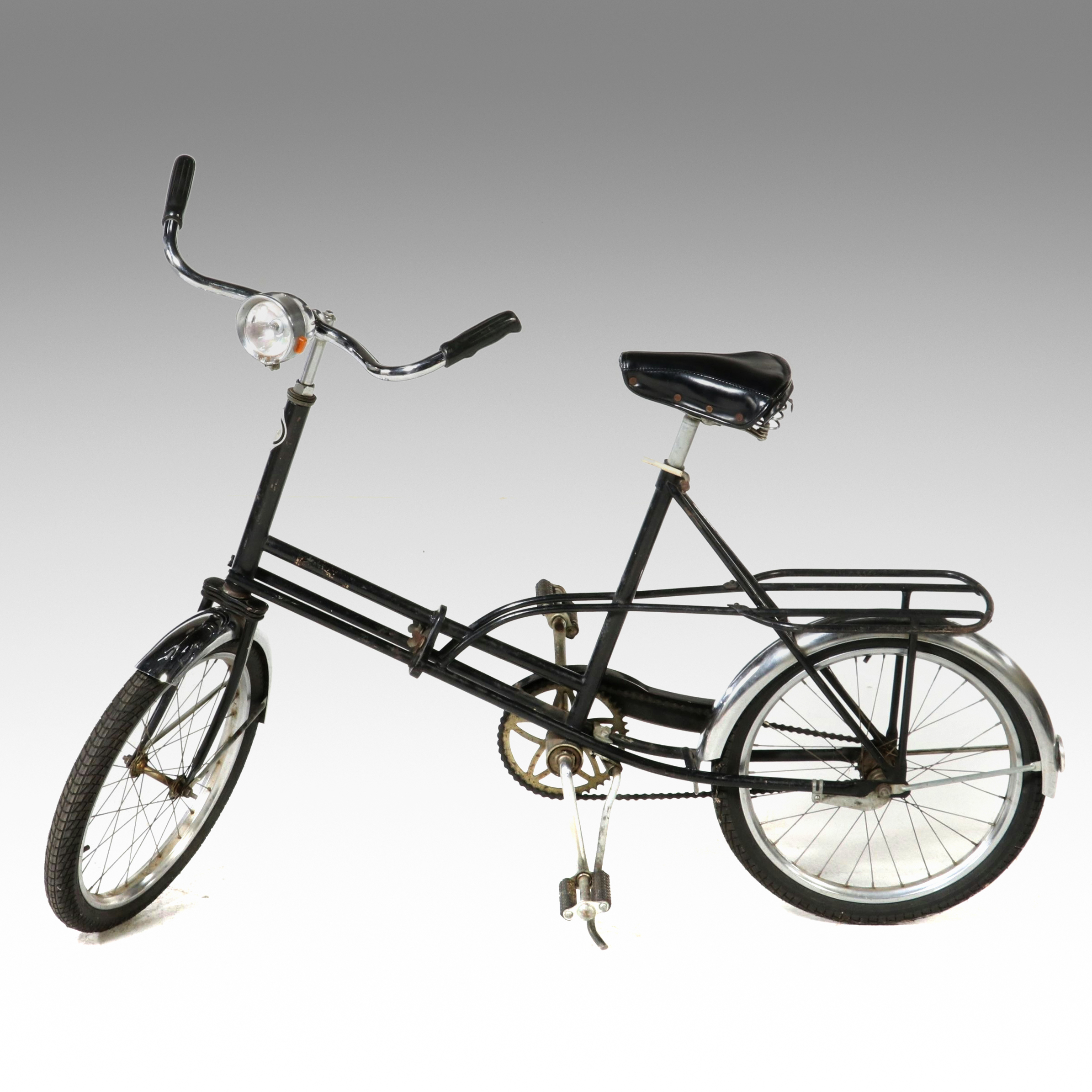 Schwinn for Sears "Tote/Cycle" Black Bicycle, Mid-20th Century