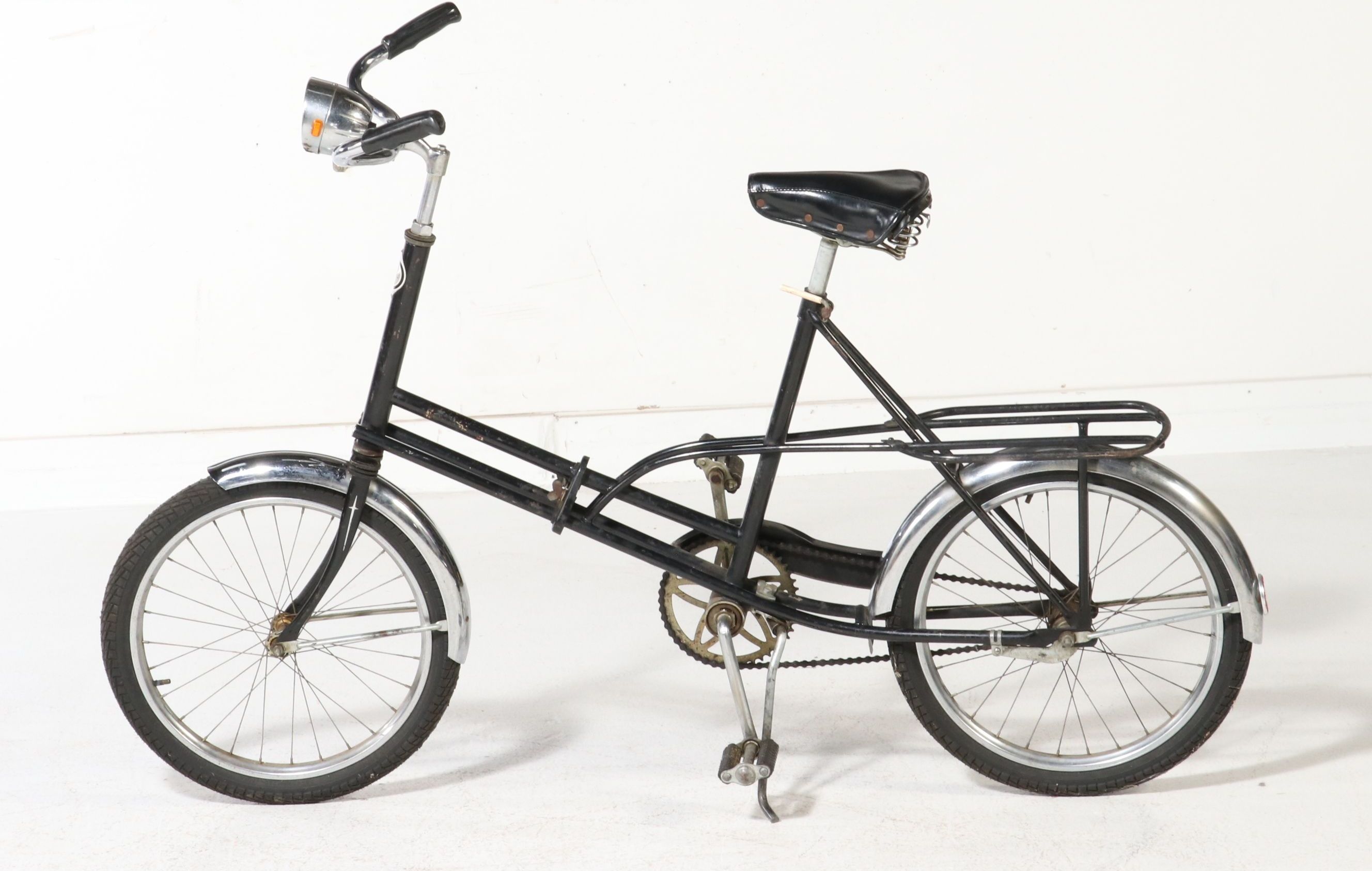 Schwinn for Sears "Tote/Cycle" Black Bicycle, Mid-20th Century