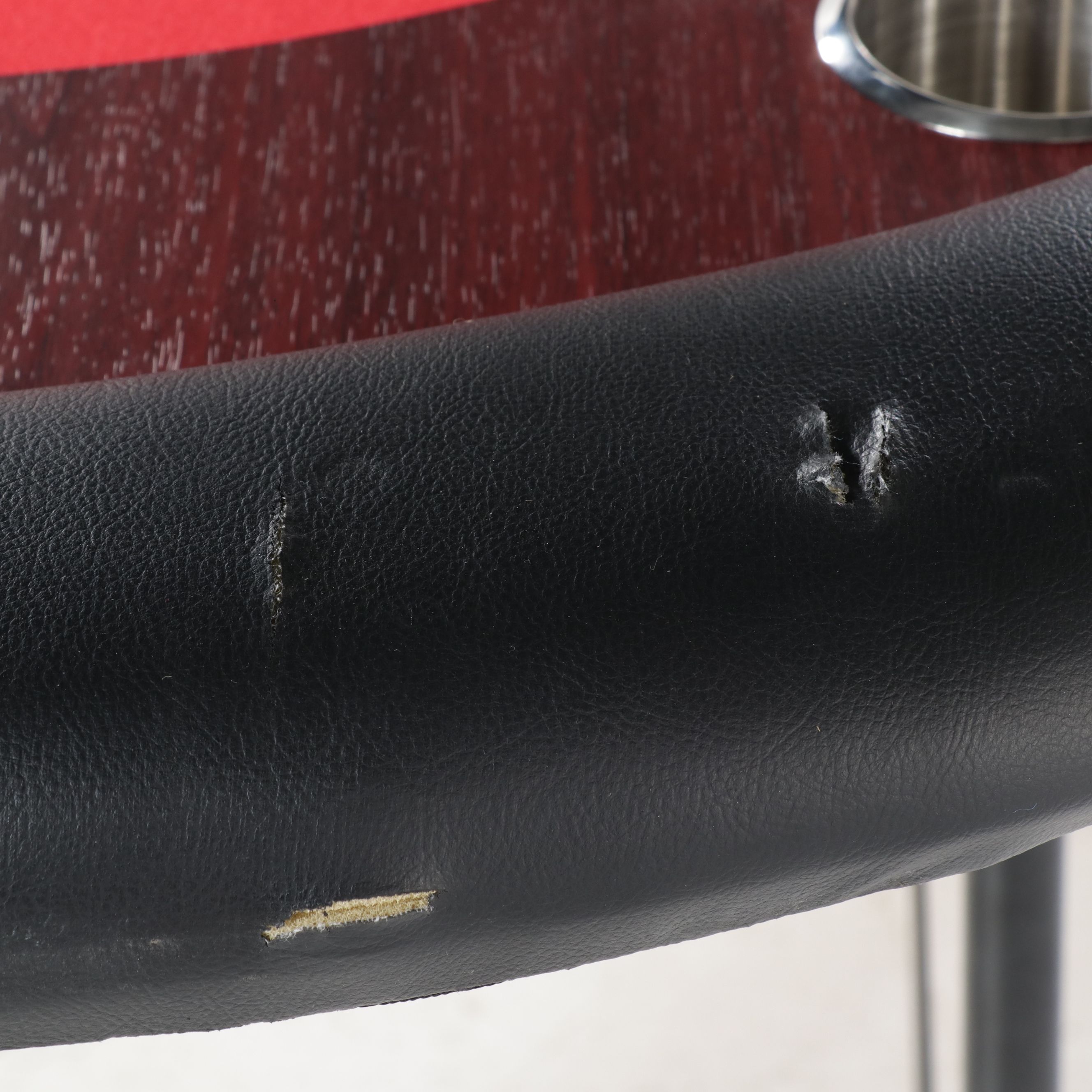 Ten Player Oval Poker Table with Red Baize, 21st Century