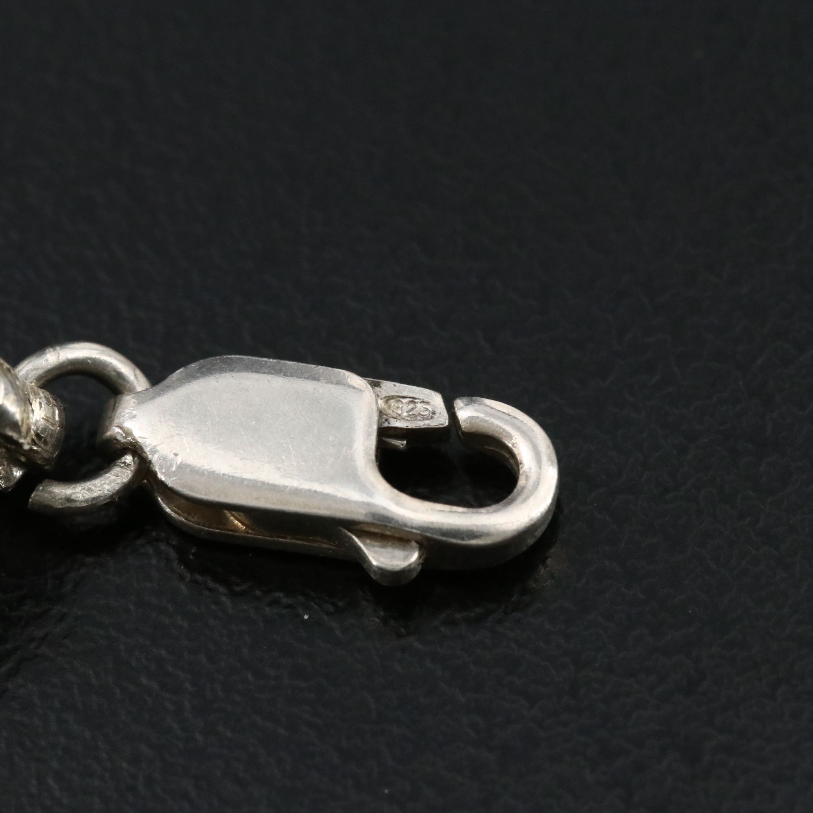 Sterling Amber Bracelet