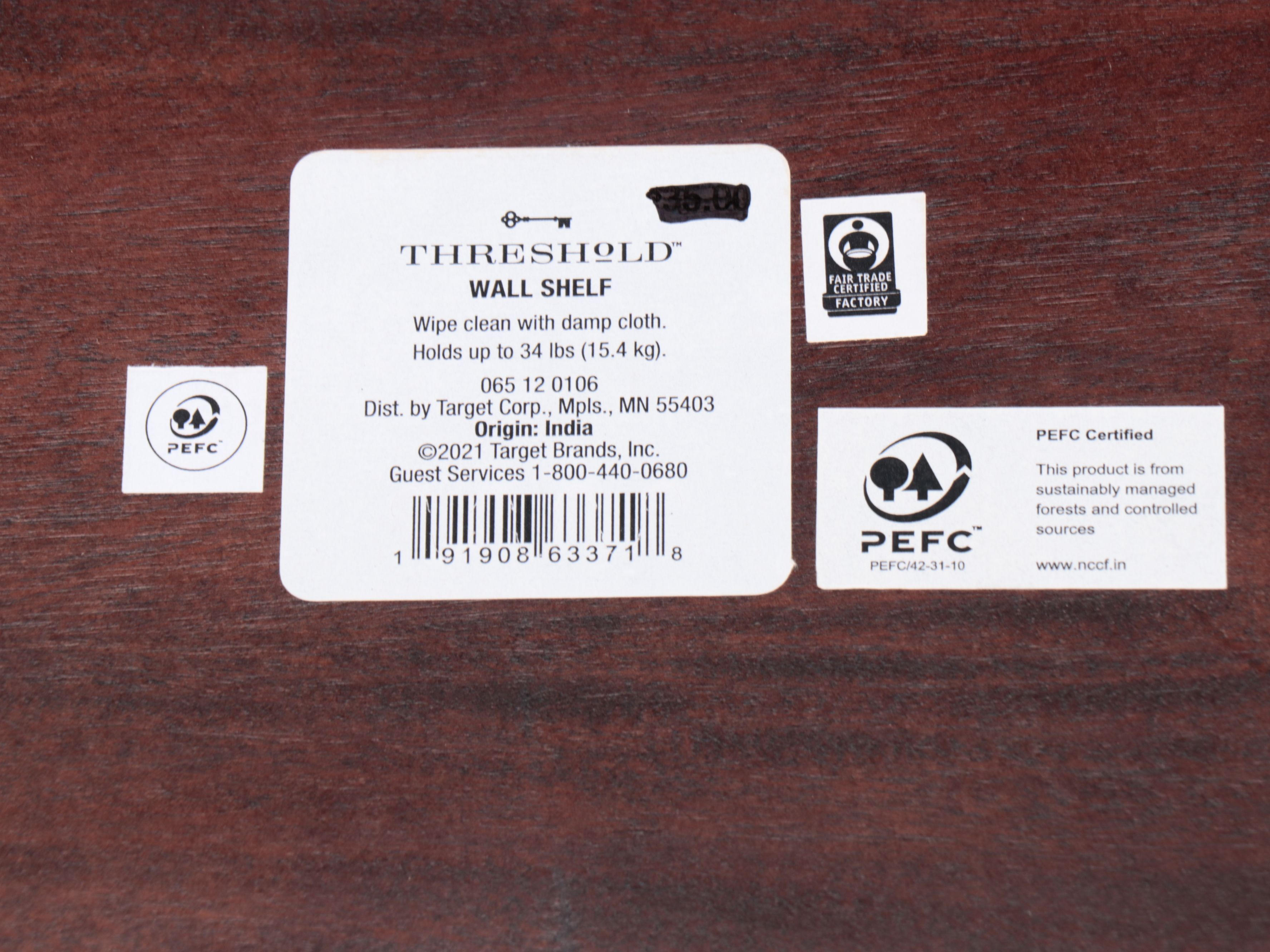 Threshold Wooden Wall Shelves