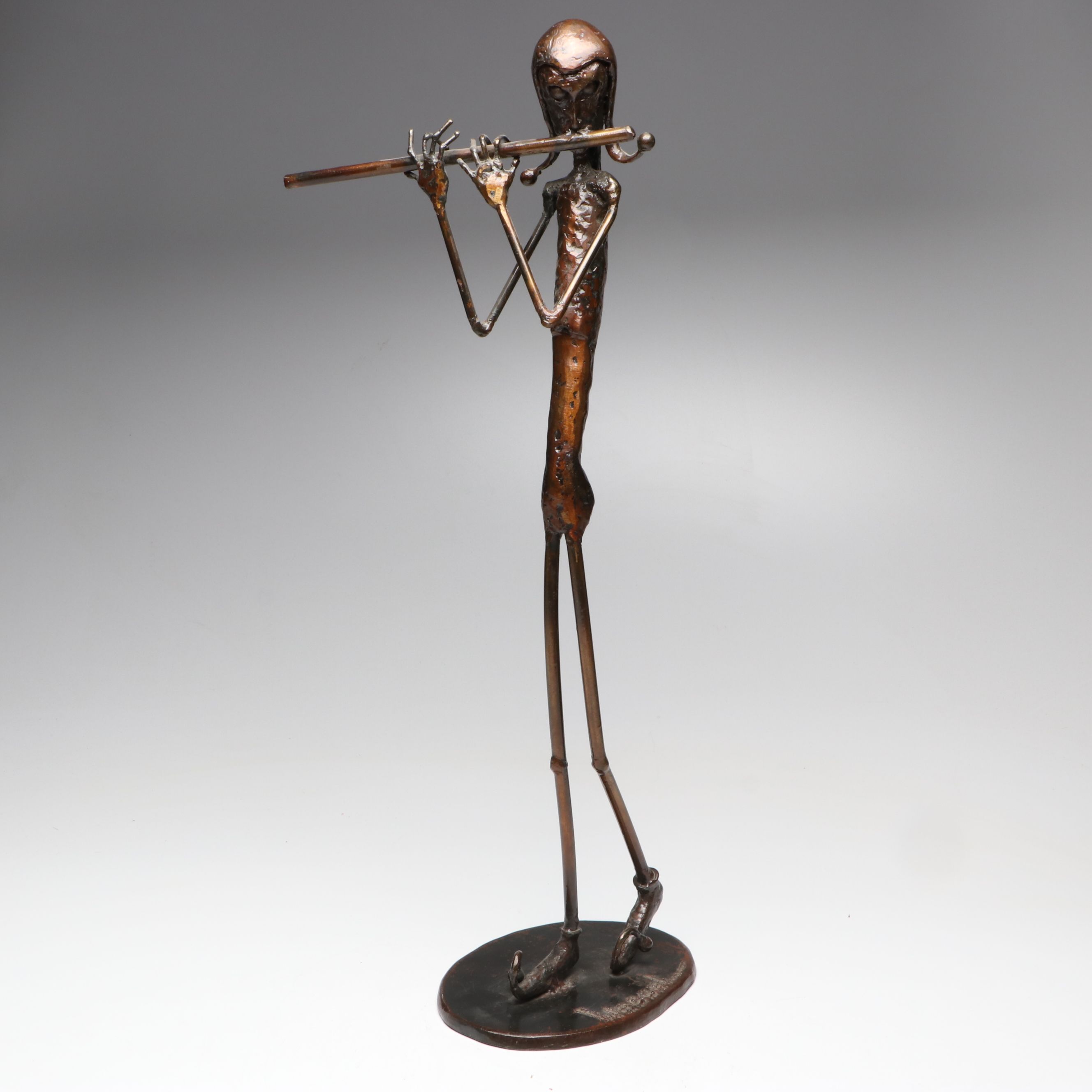 William Wessel "Fool's Song" Bronze Figural Sculpture, Late 20th/Early 21st C.