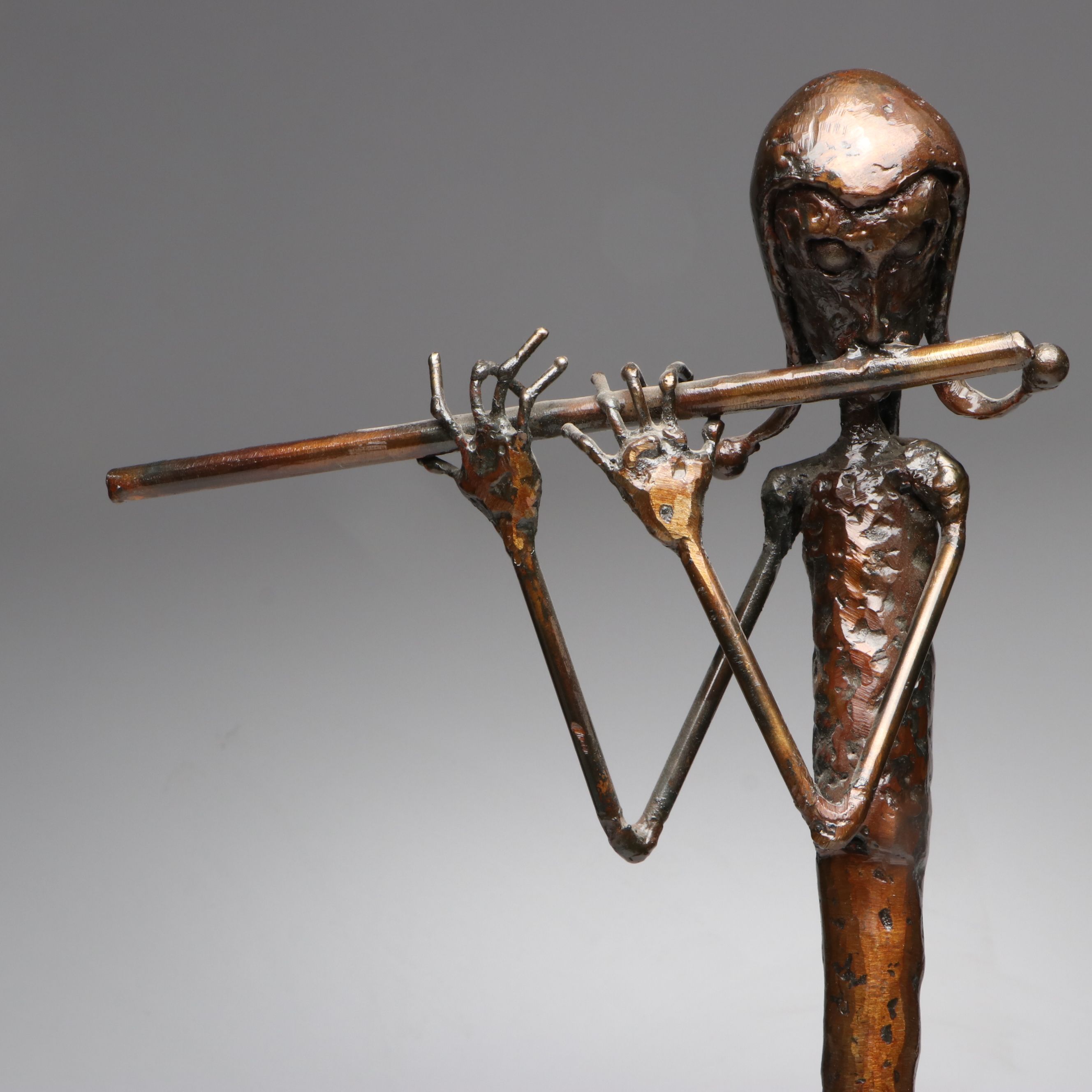 William Wessel "Fool's Song" Bronze Figural Sculpture, Late 20th/Early 21st C.