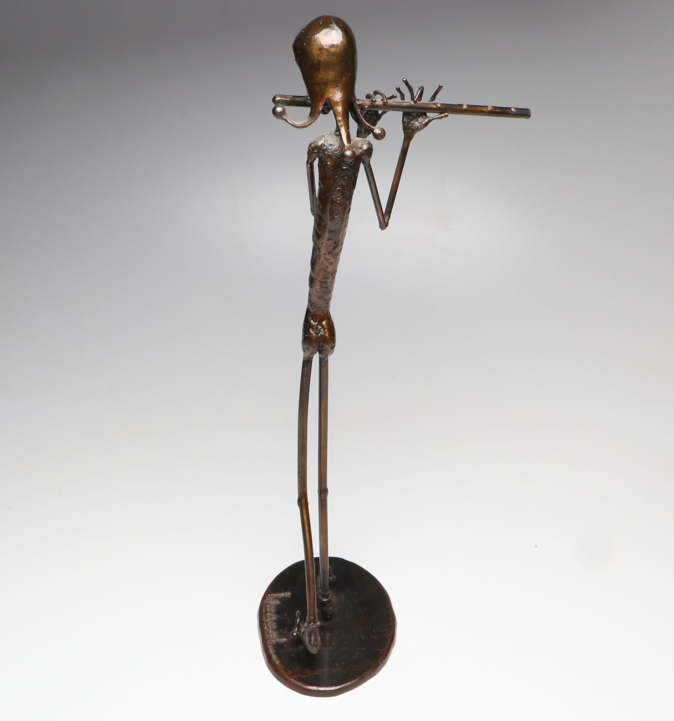 William Wessel "Fool's Song" Bronze Figural Sculpture, Late 20th/Early 21st C.