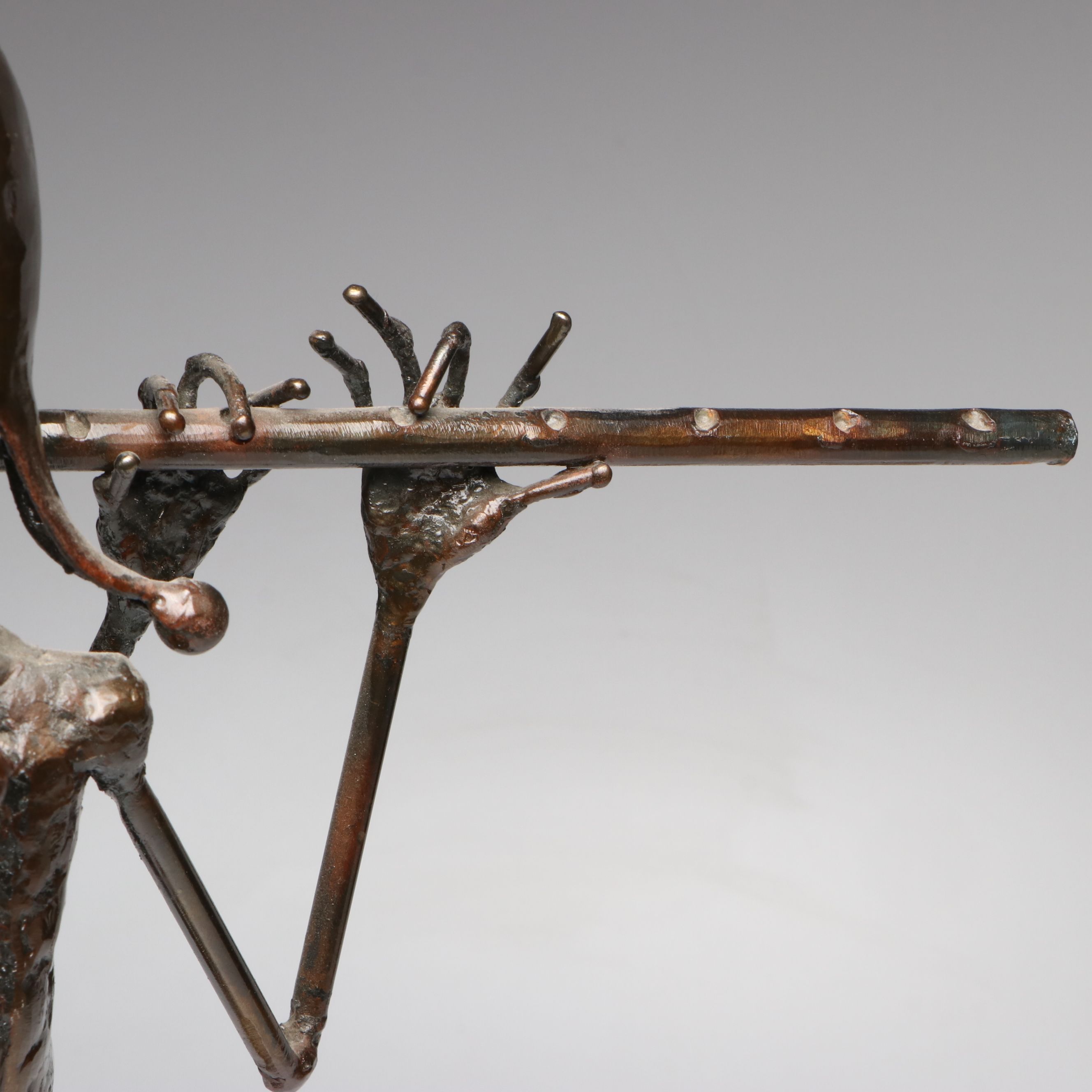 William Wessel "Fool's Song" Bronze Figural Sculpture, Late 20th/Early 21st C.
