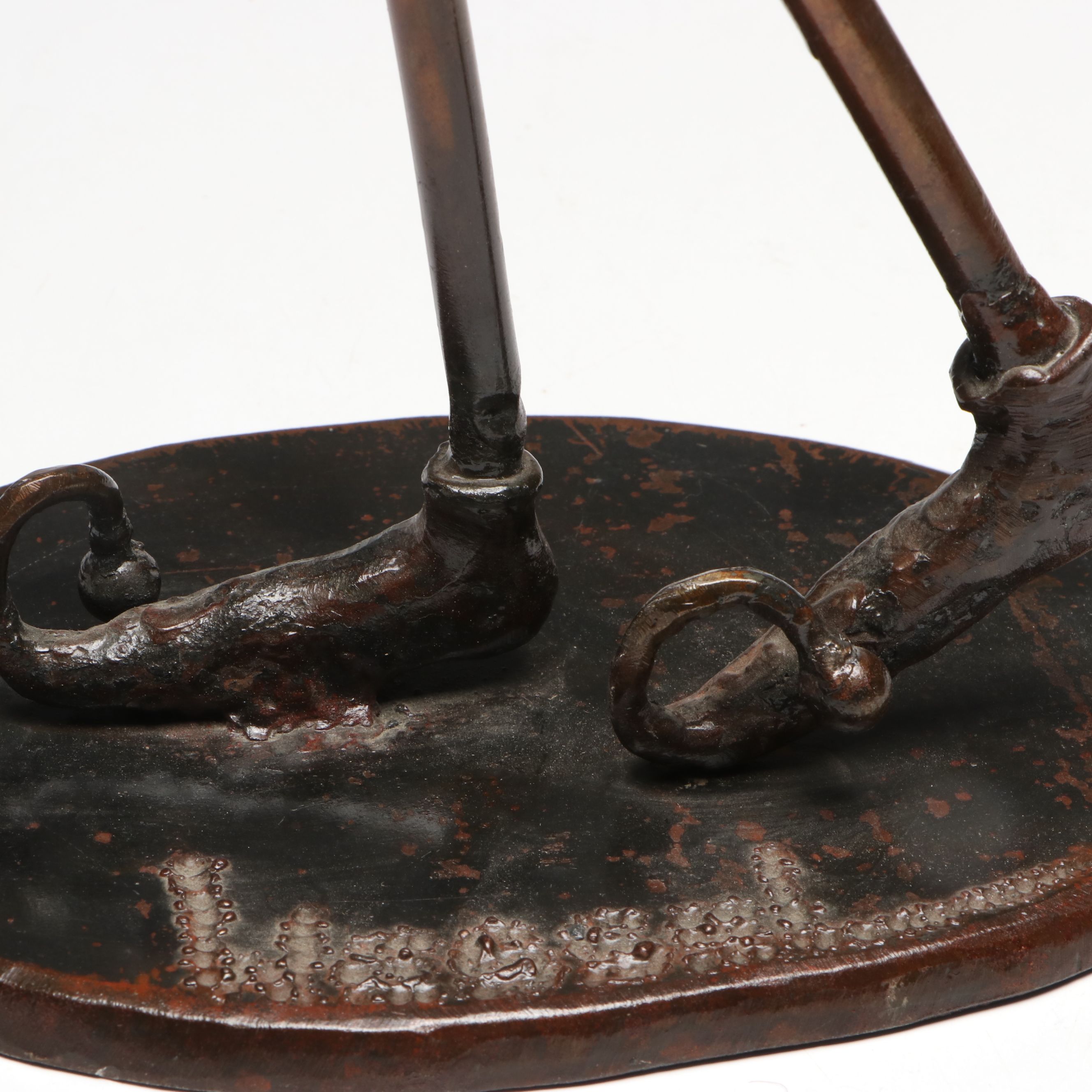 William Wessel "Fool's Song" Bronze Figural Sculpture, Late 20th/Early 21st C.