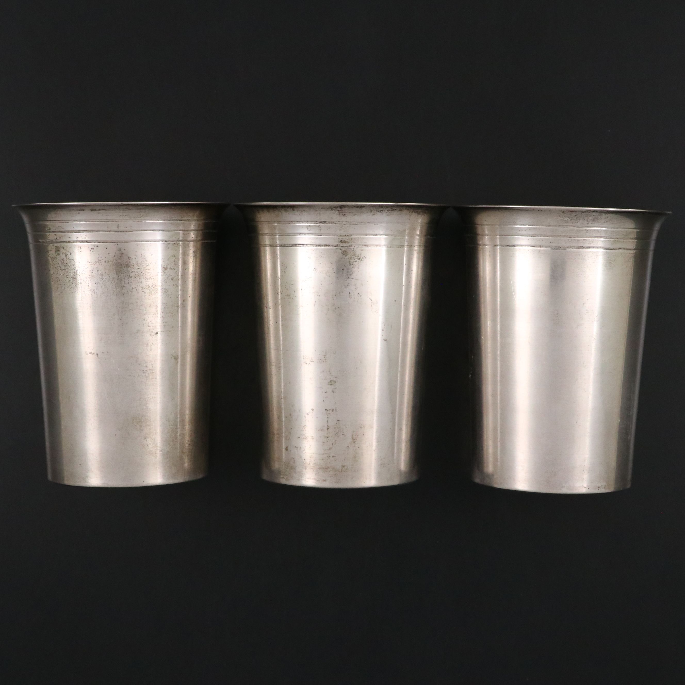 Gucci 800 Silver Wildlife Julep Cups, Late 20th Century