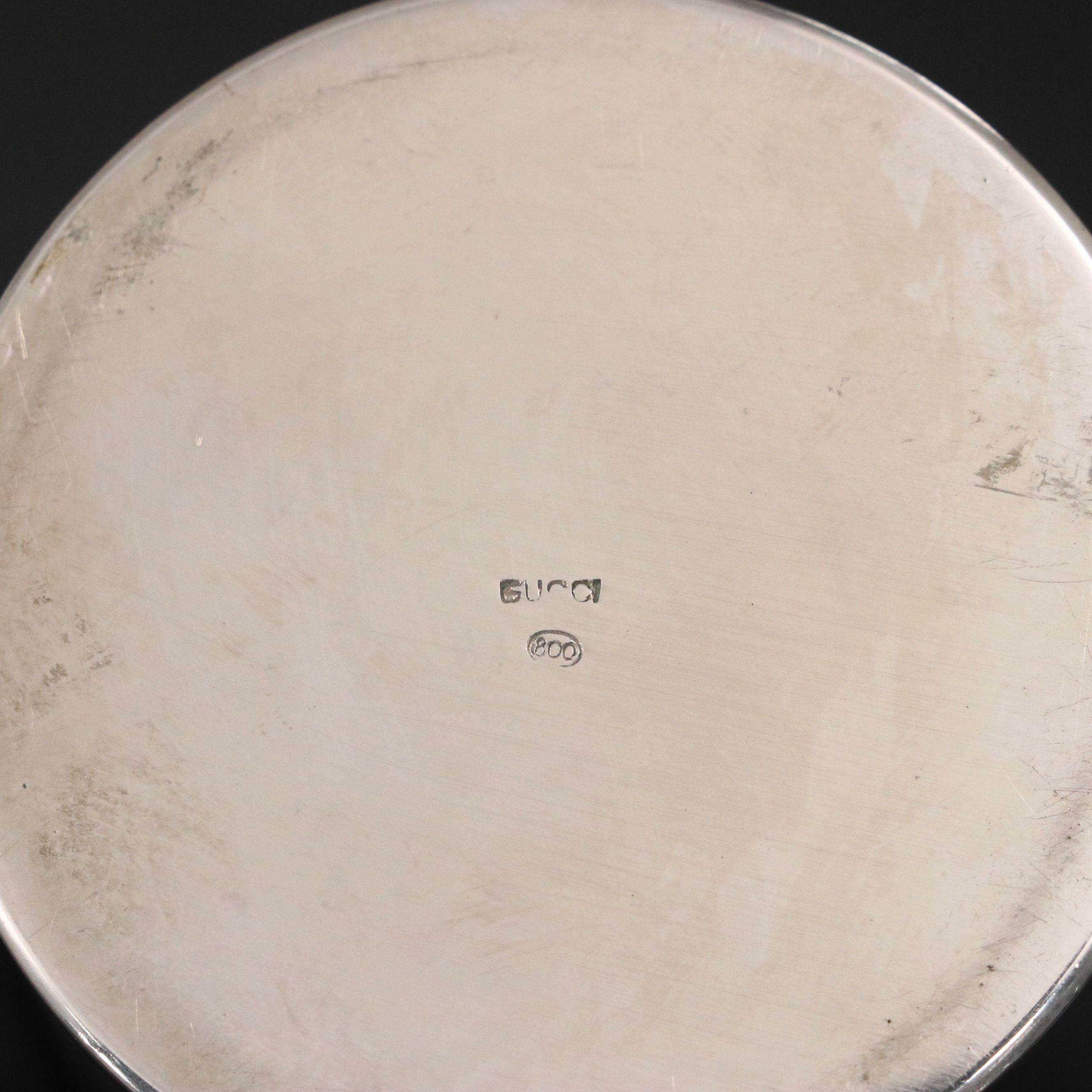 Gucci 800 Silver Wildlife Julep Cups, Late 20th Century