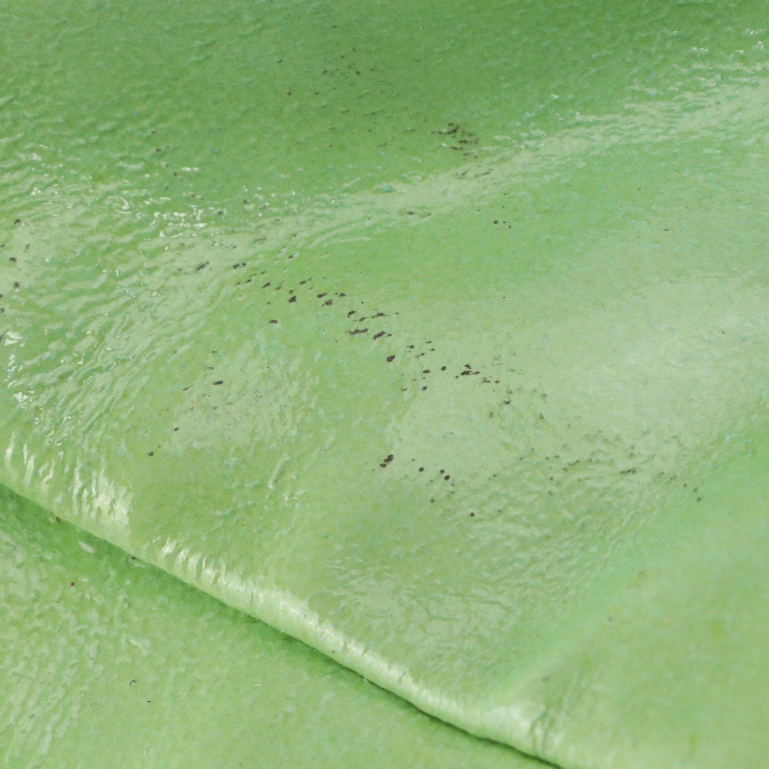 Cavalcanti Two-Way Tote Bag in Light Green Patent Leather and Tan Calfskin Trim