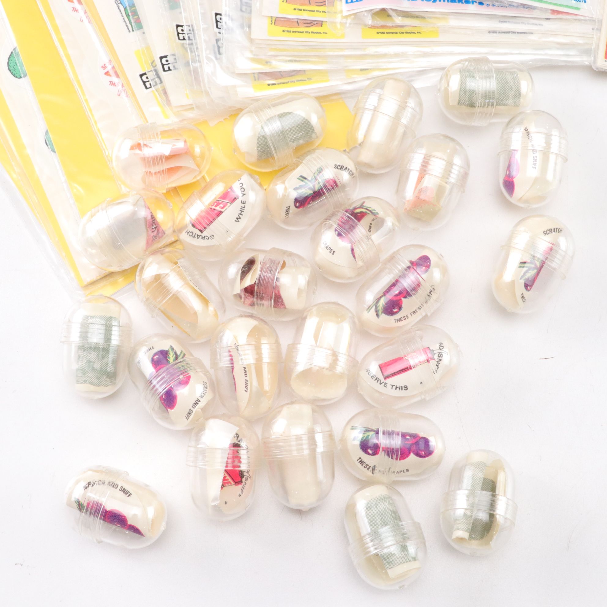 1980s "Scratch and Sniff" Scented Stickers with Collector's Guidebook and More