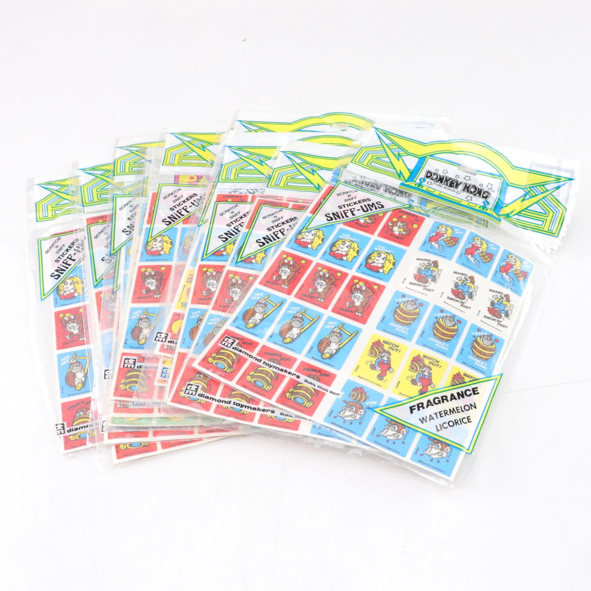 1980s "Scratch and Sniff" Scented Stickers with Collector's Guidebook and More