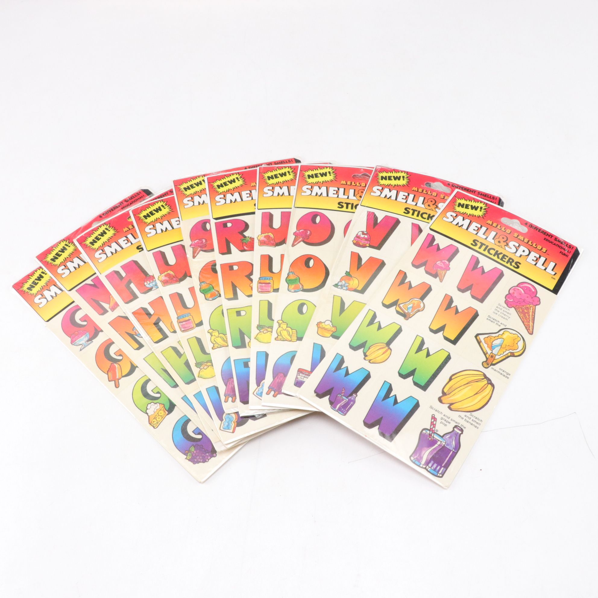 1980s "Scratch and Sniff" Scented Stickers with Collector's Guidebook and More