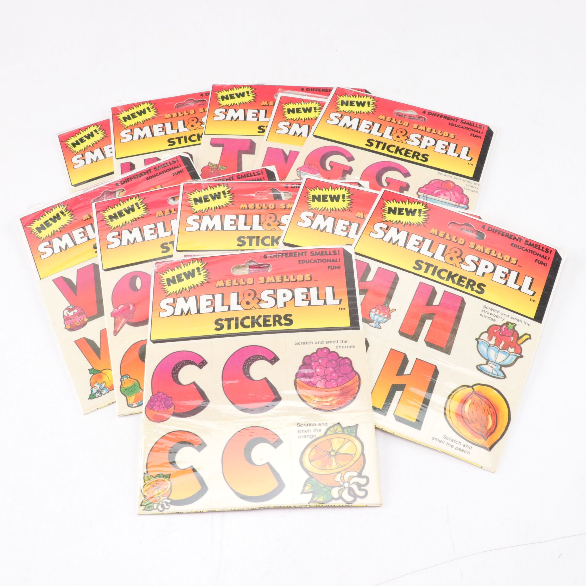 1980s "Scratch and Sniff" Scented Stickers with Collector's Guidebook and More