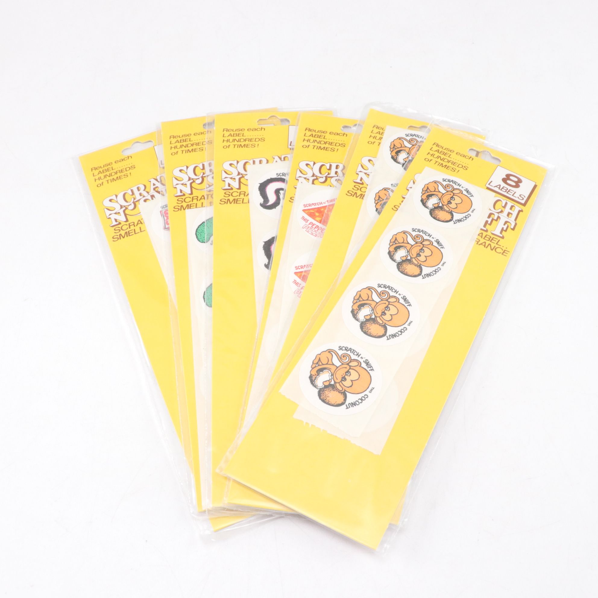1980s "Scratch and Sniff" Scented Stickers with Collector's Guidebook and More