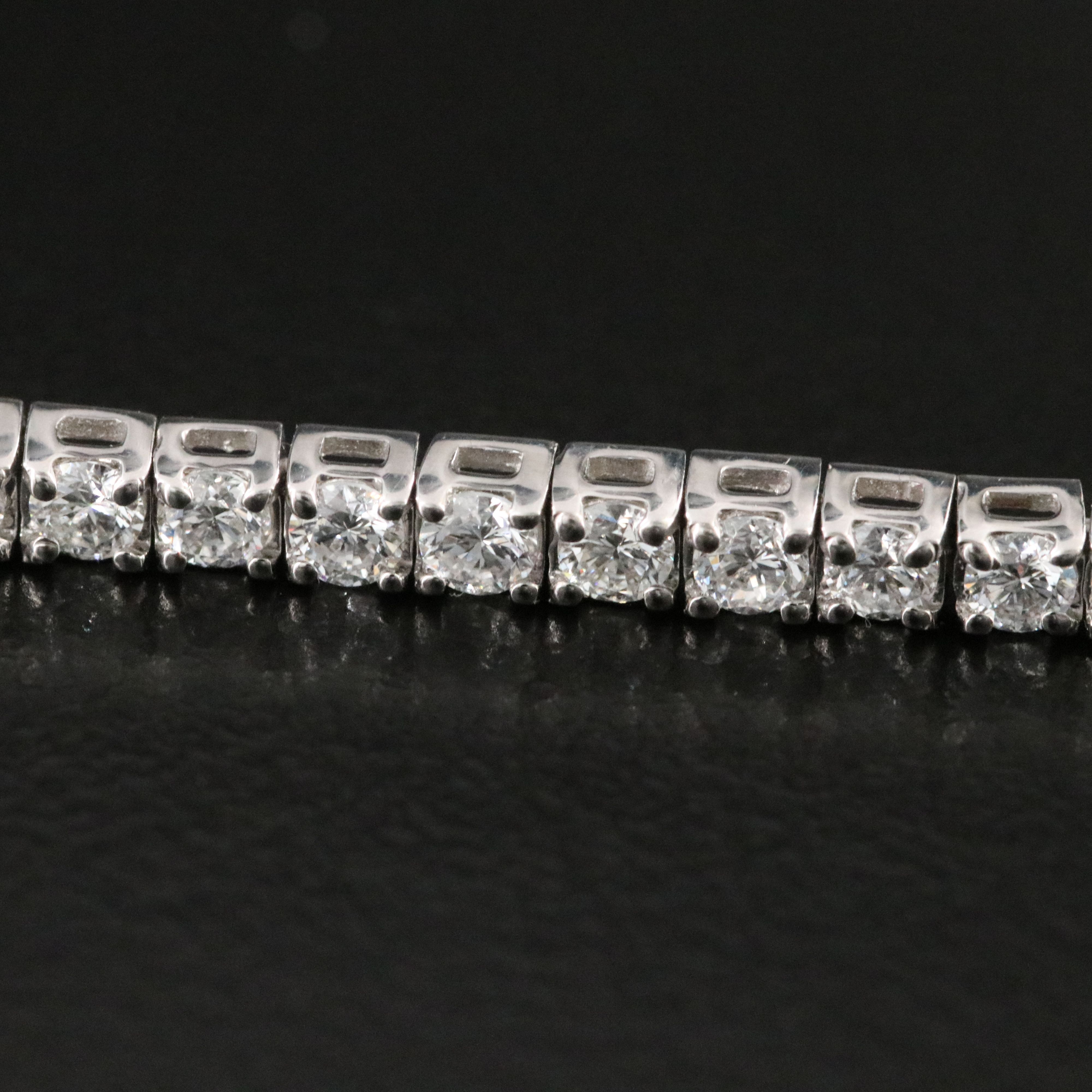 14K 2.90 CTW Lab Grown Diamond Line Bracelet