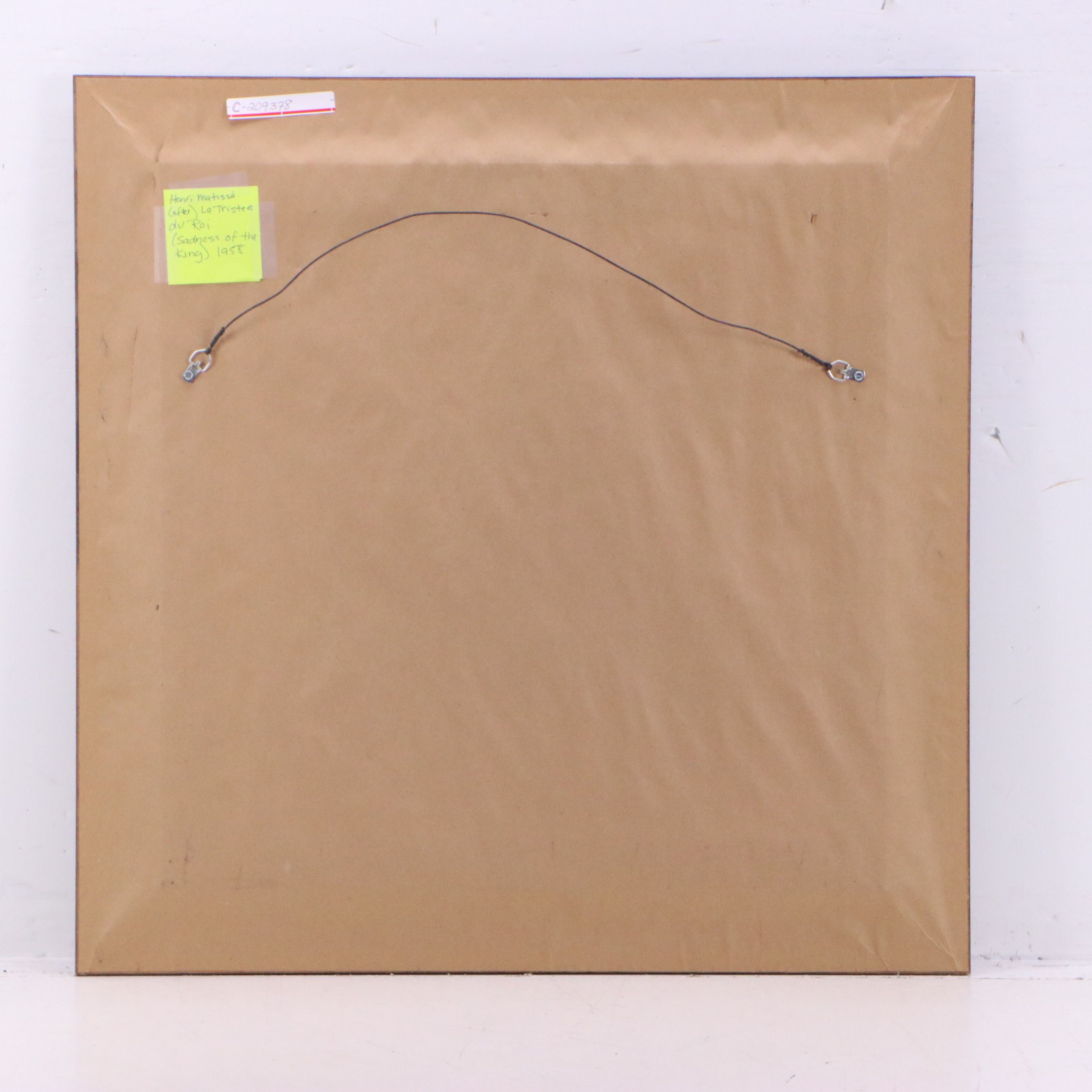 Offset Lithograph After Henri Matisse "La Tristesse du Roi"