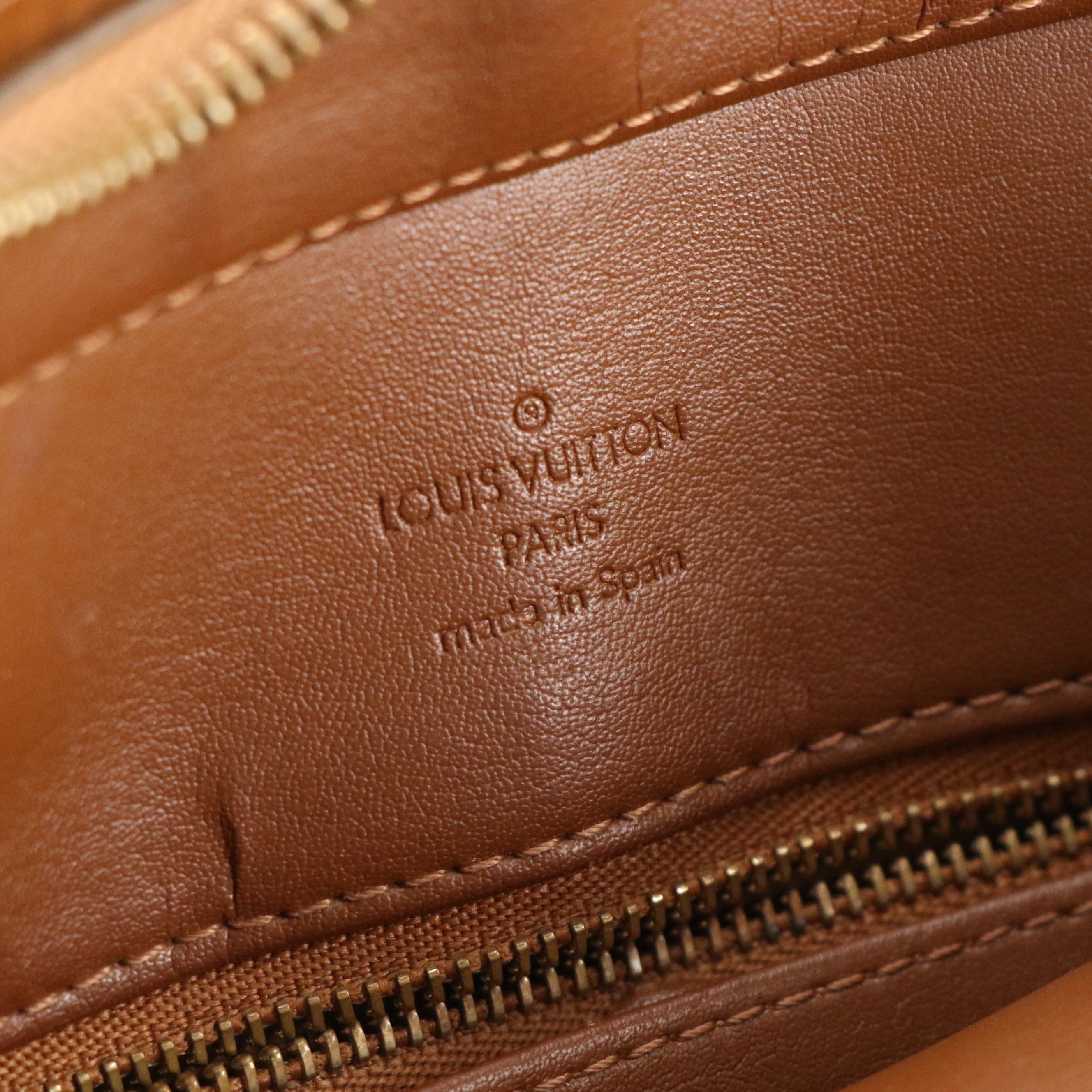 Louis Vuitton Houston Shoulder Bag in Bronze Monogram Vernis Leather